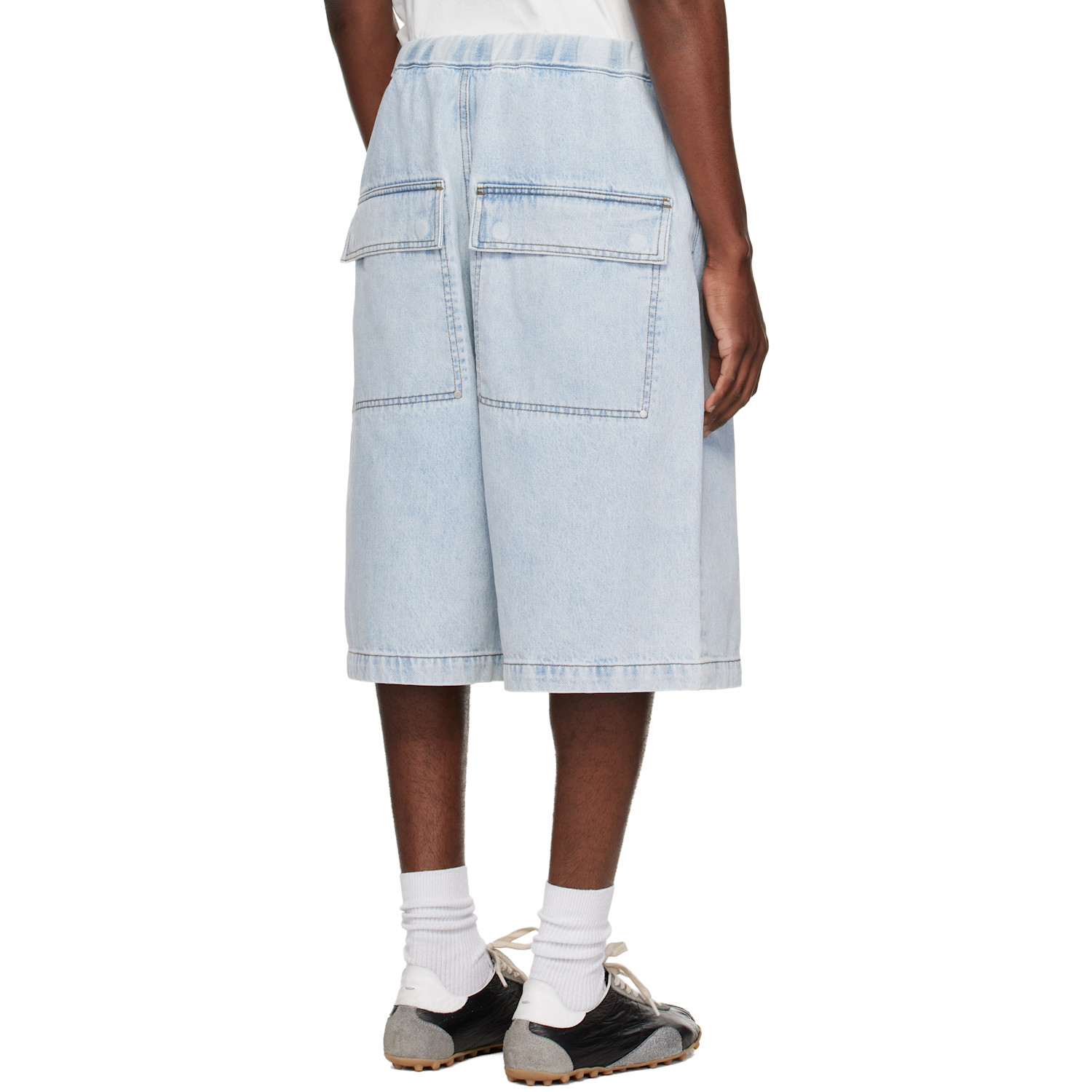 Entire Studios Blue Spar Shorts 