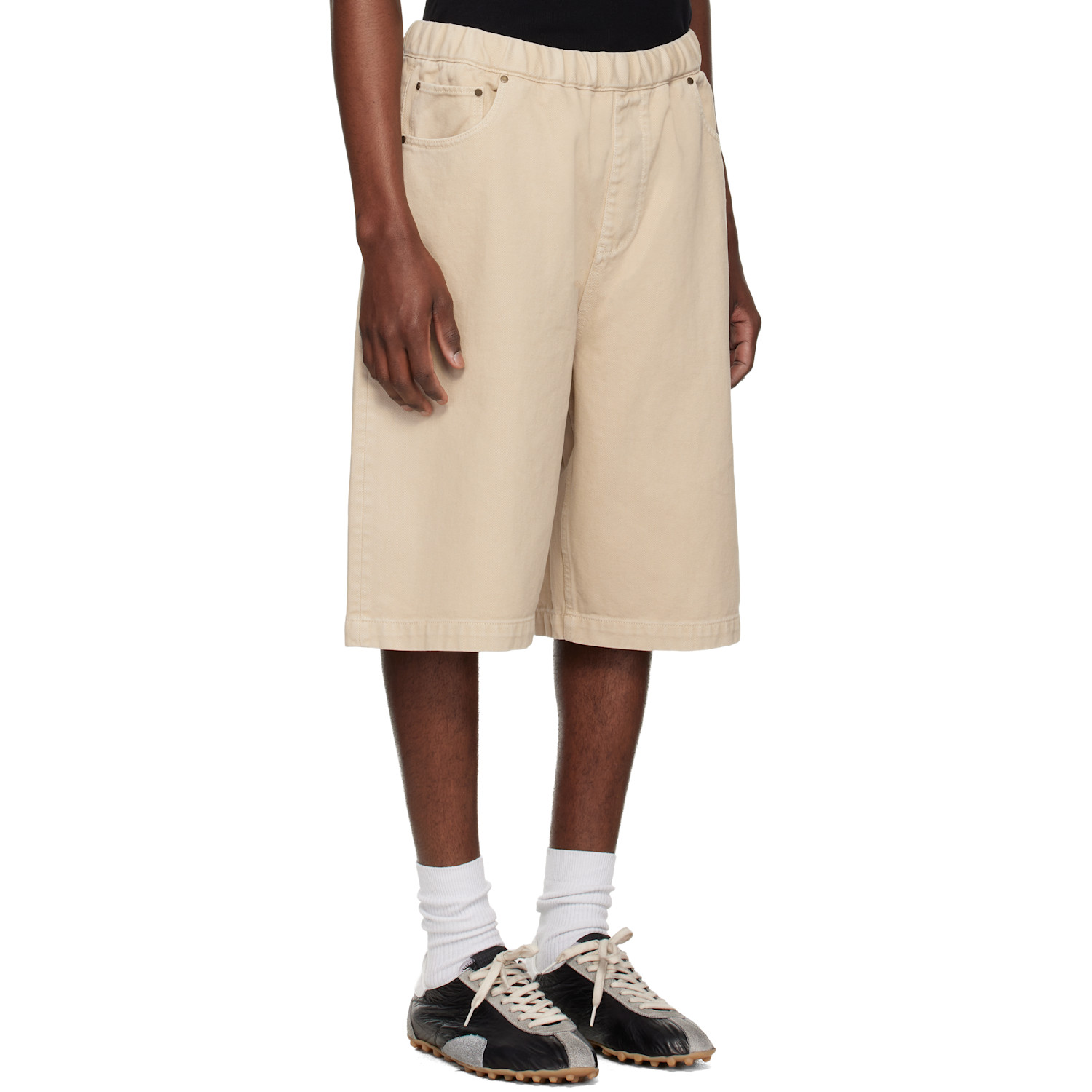  Entire Studios Beige Spar Shorts 