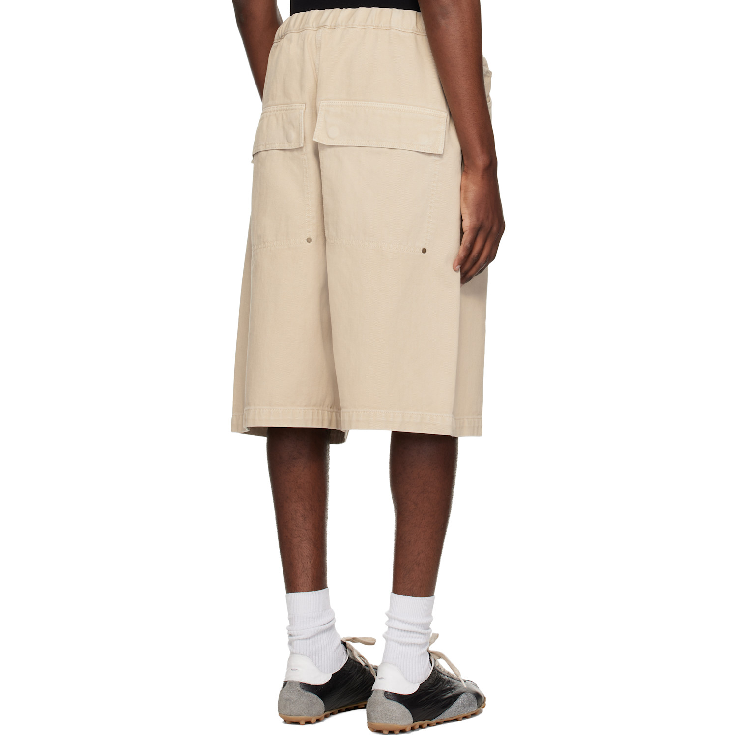  Entire Studios Beige Spar Shorts 