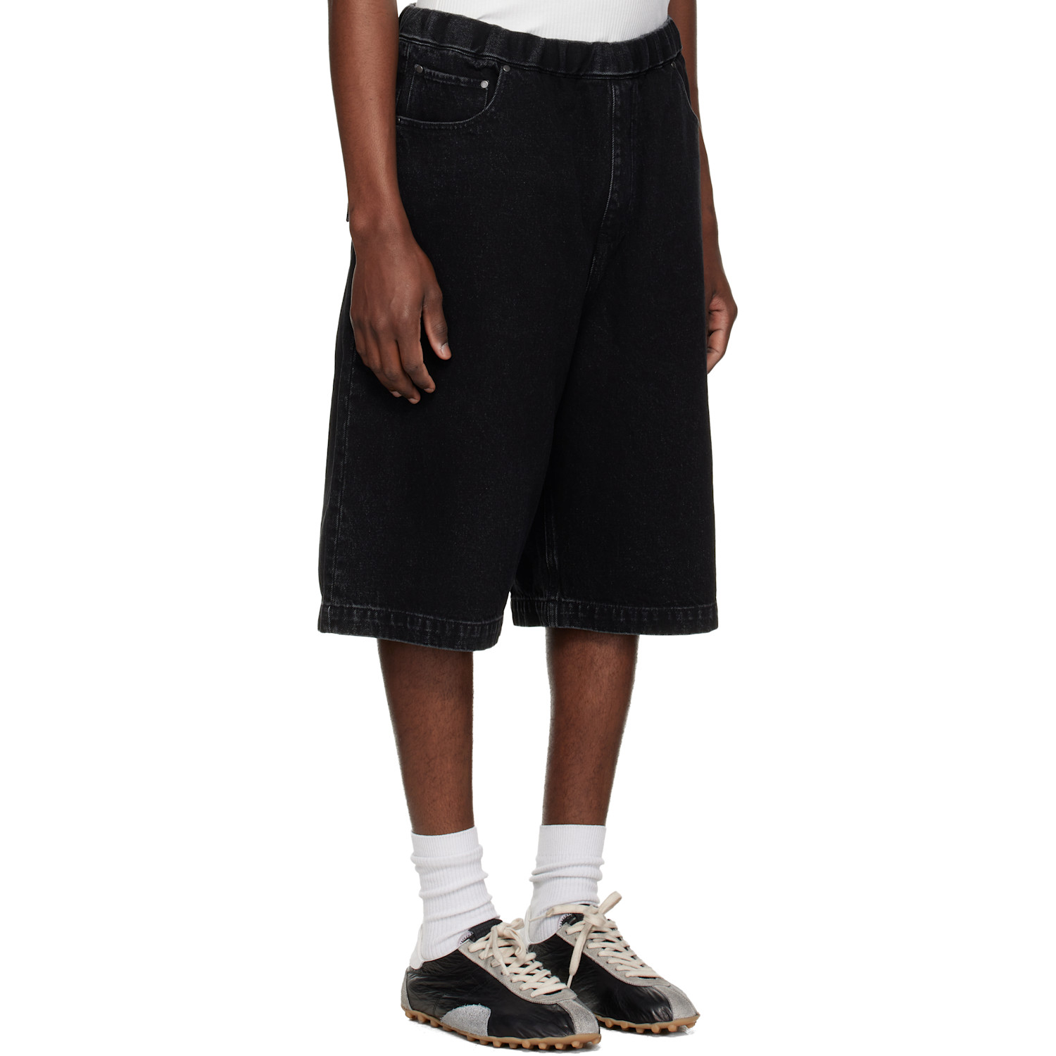  Entire Studios Black Spar Shorts 