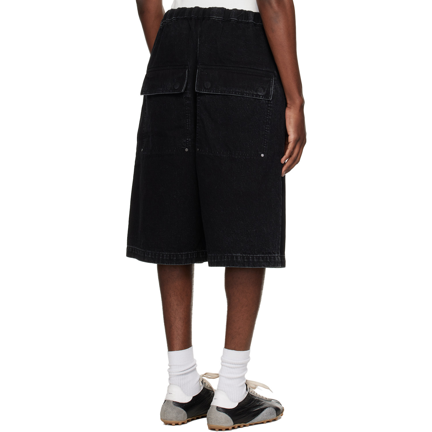  Entire Studios Black Spar Shorts 