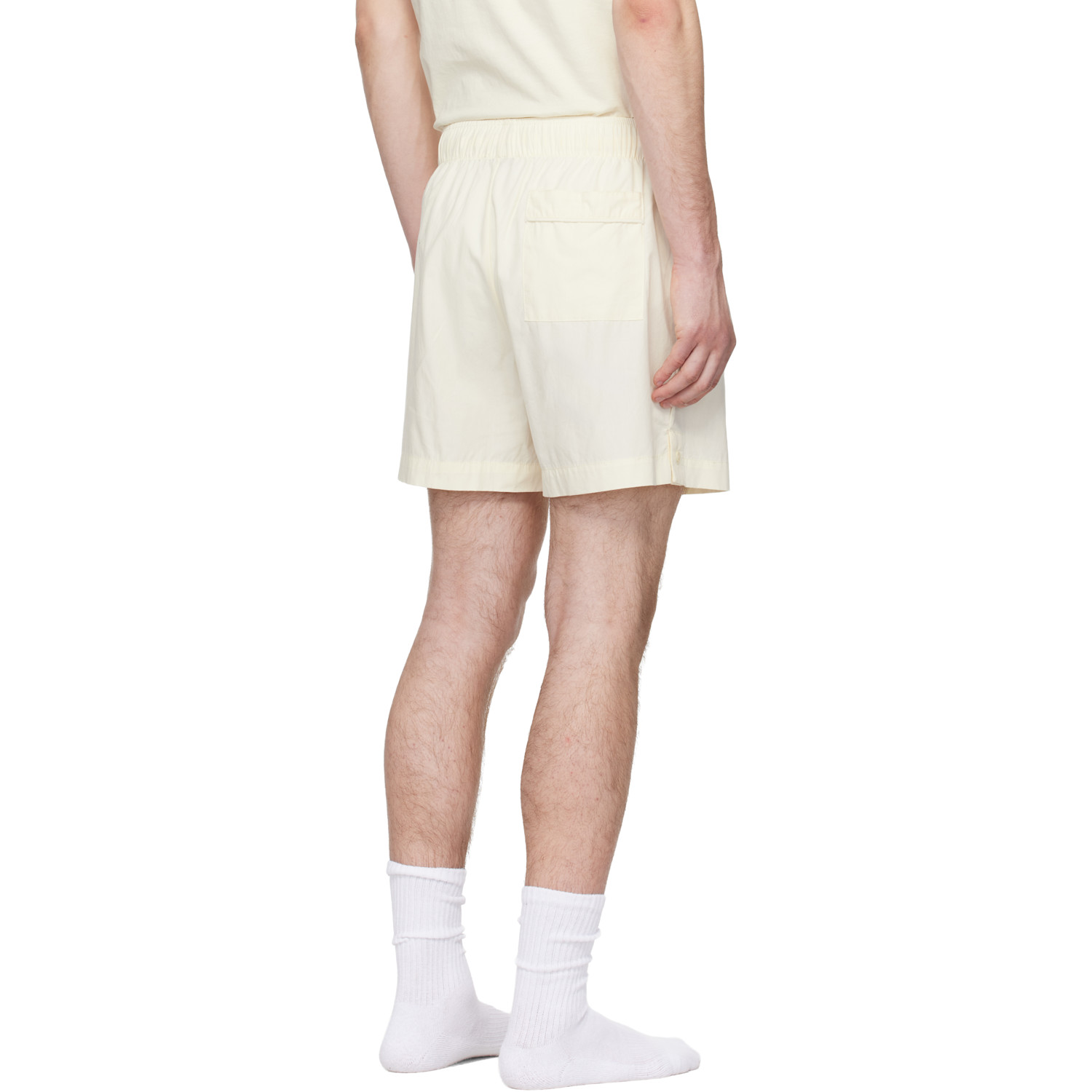  Entire Studios Off-white Pajama Shorts 