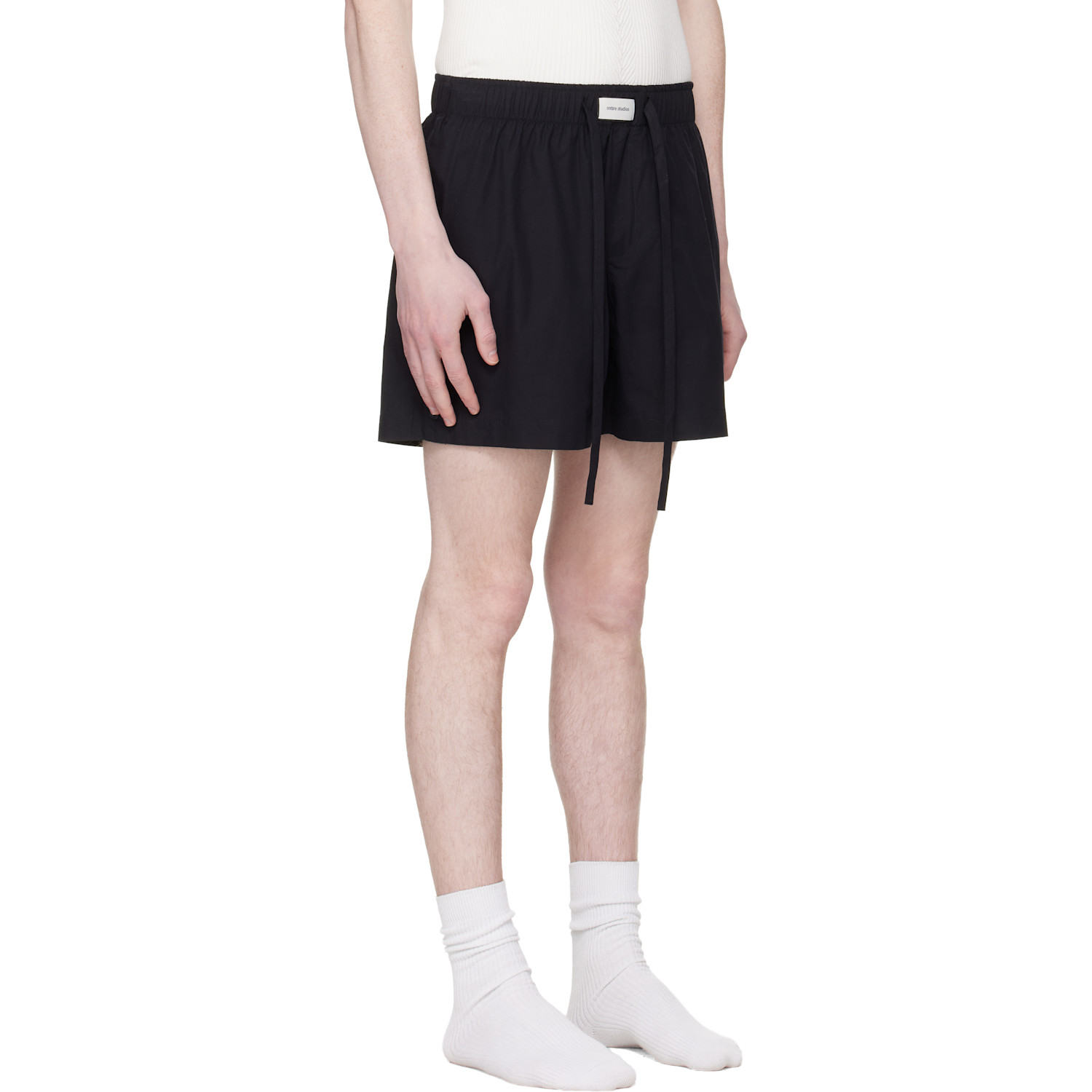  Entire Studios Black Pajama Shorts 