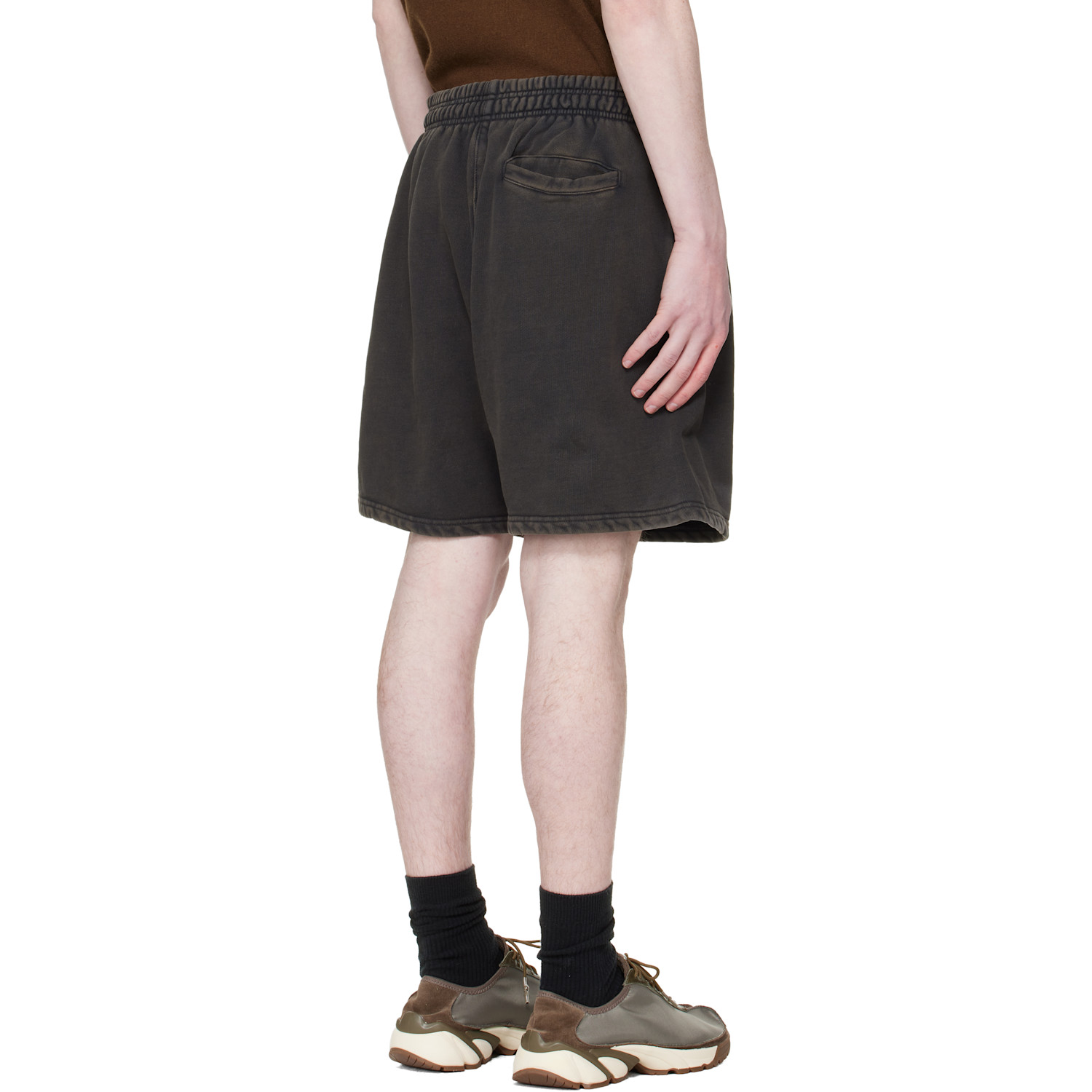  Entire Studios Black Standard Sweat Shorts 