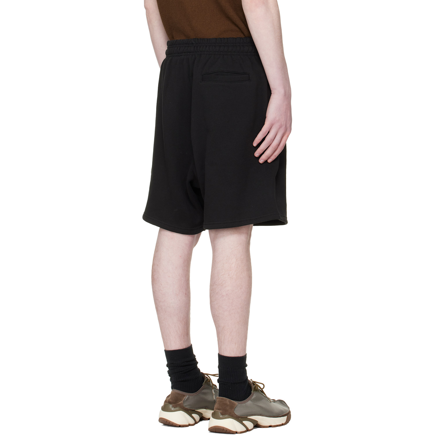  Entire Studios Black Standard Sweat Shorts 