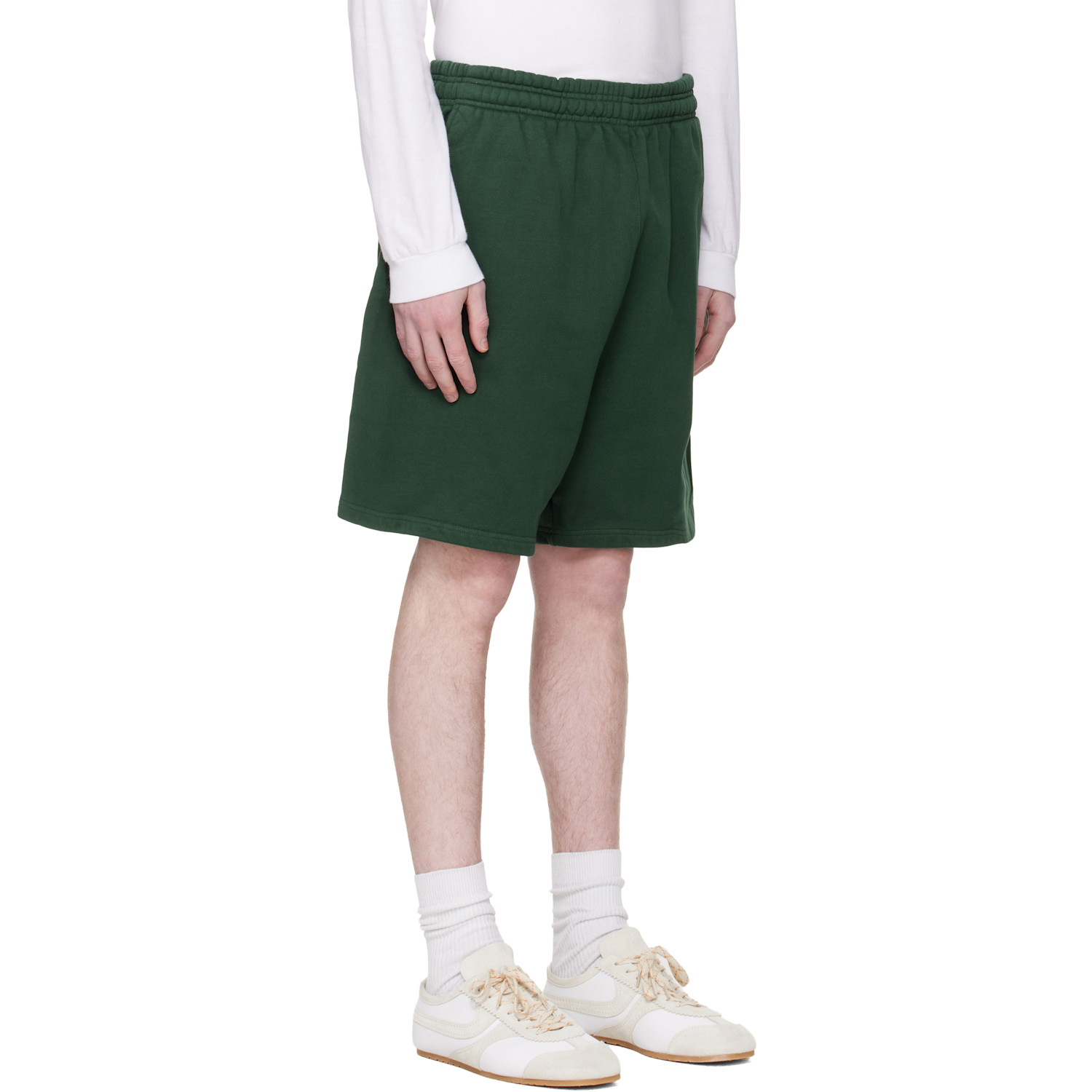  Entire Studios Green Standard Sweat Shorts 