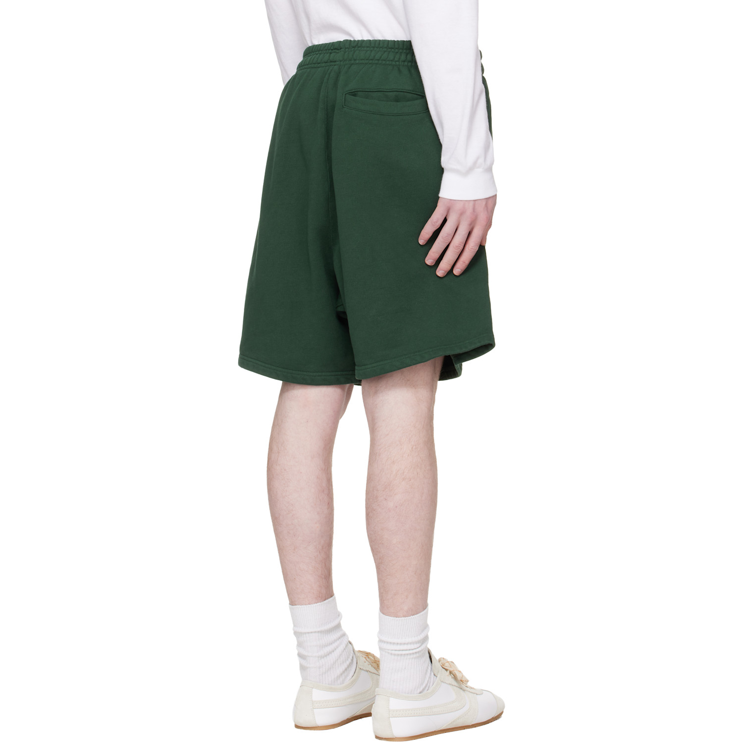  Entire Studios Green Standard Sweat Shorts 