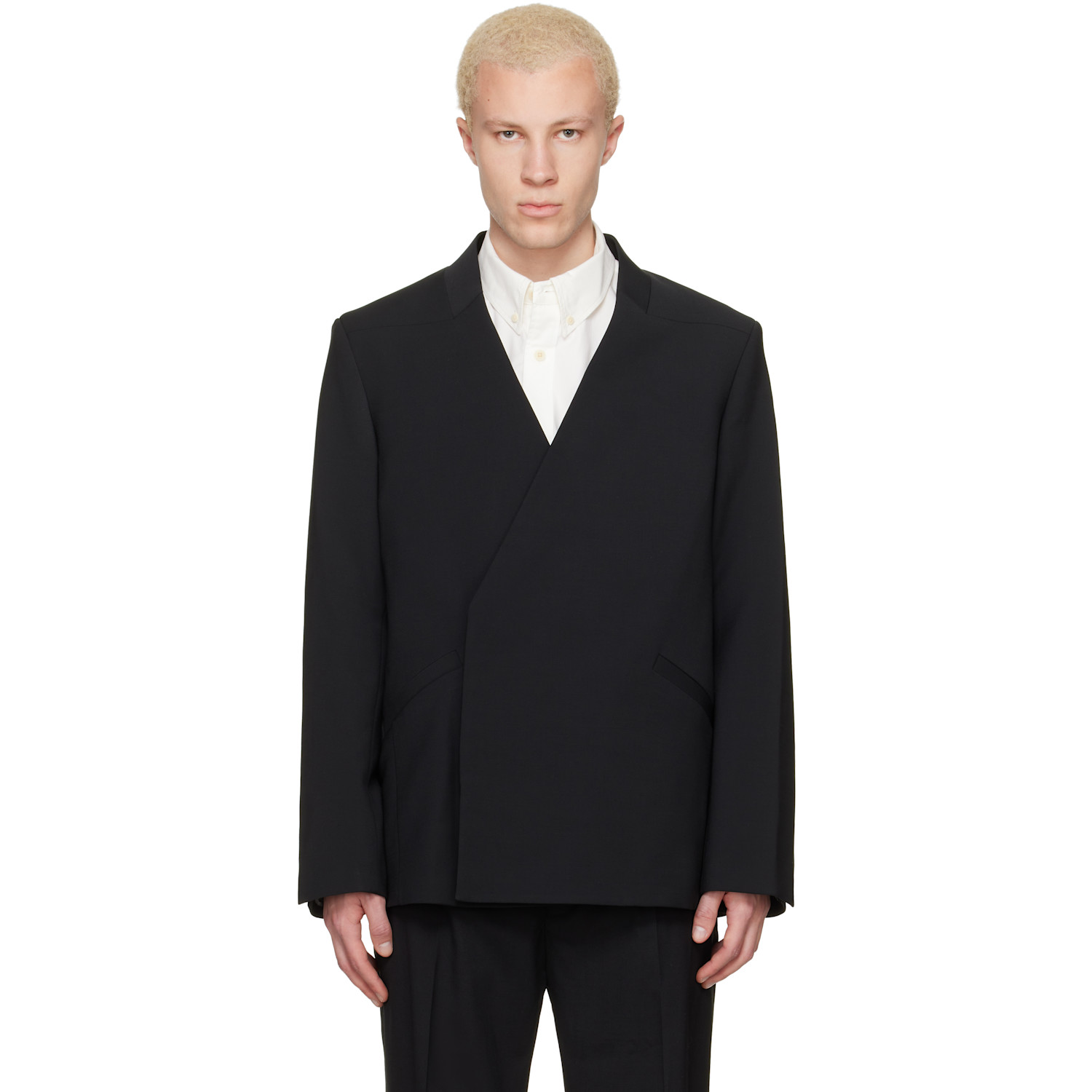 Entire Studios Black Common Tailored Blazer