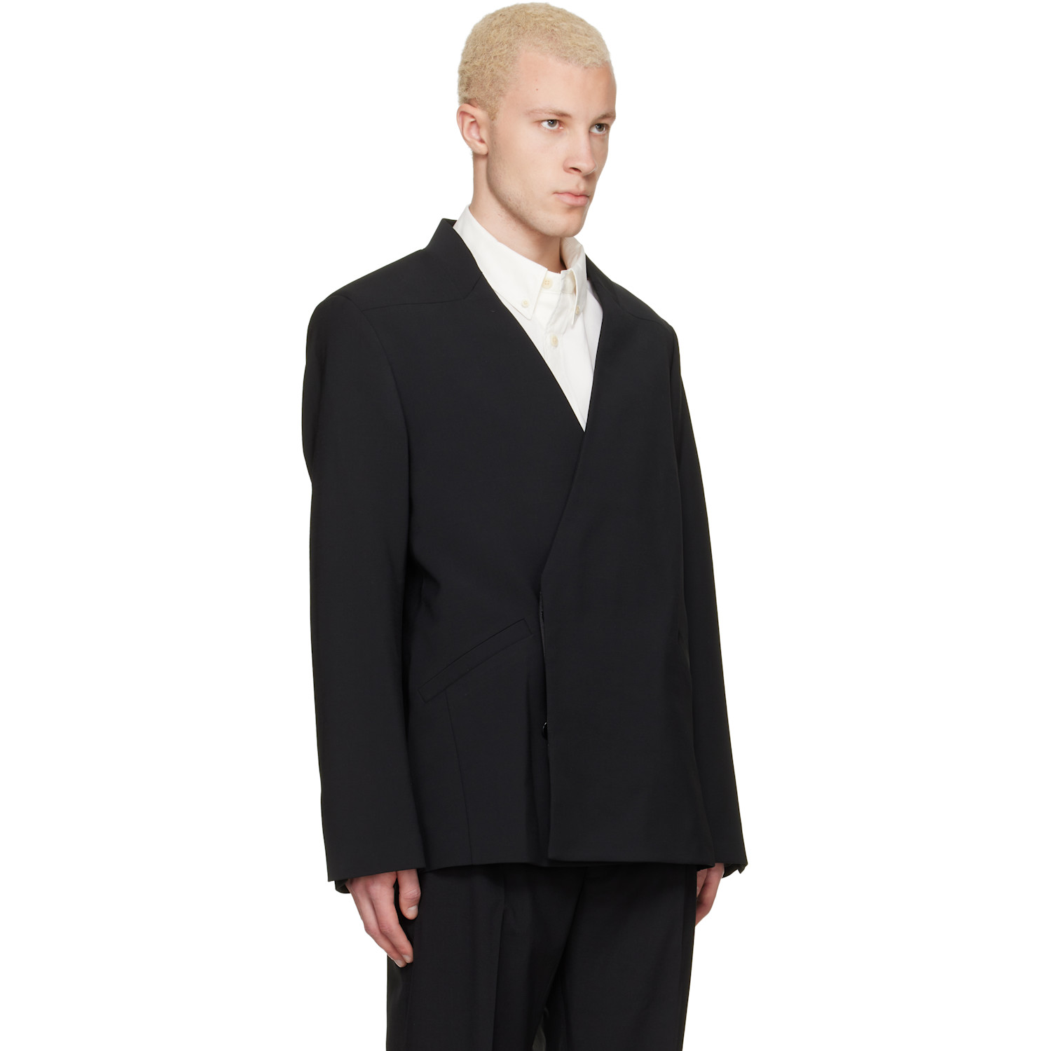  Entire Studios Black Common Tailored Blazer 