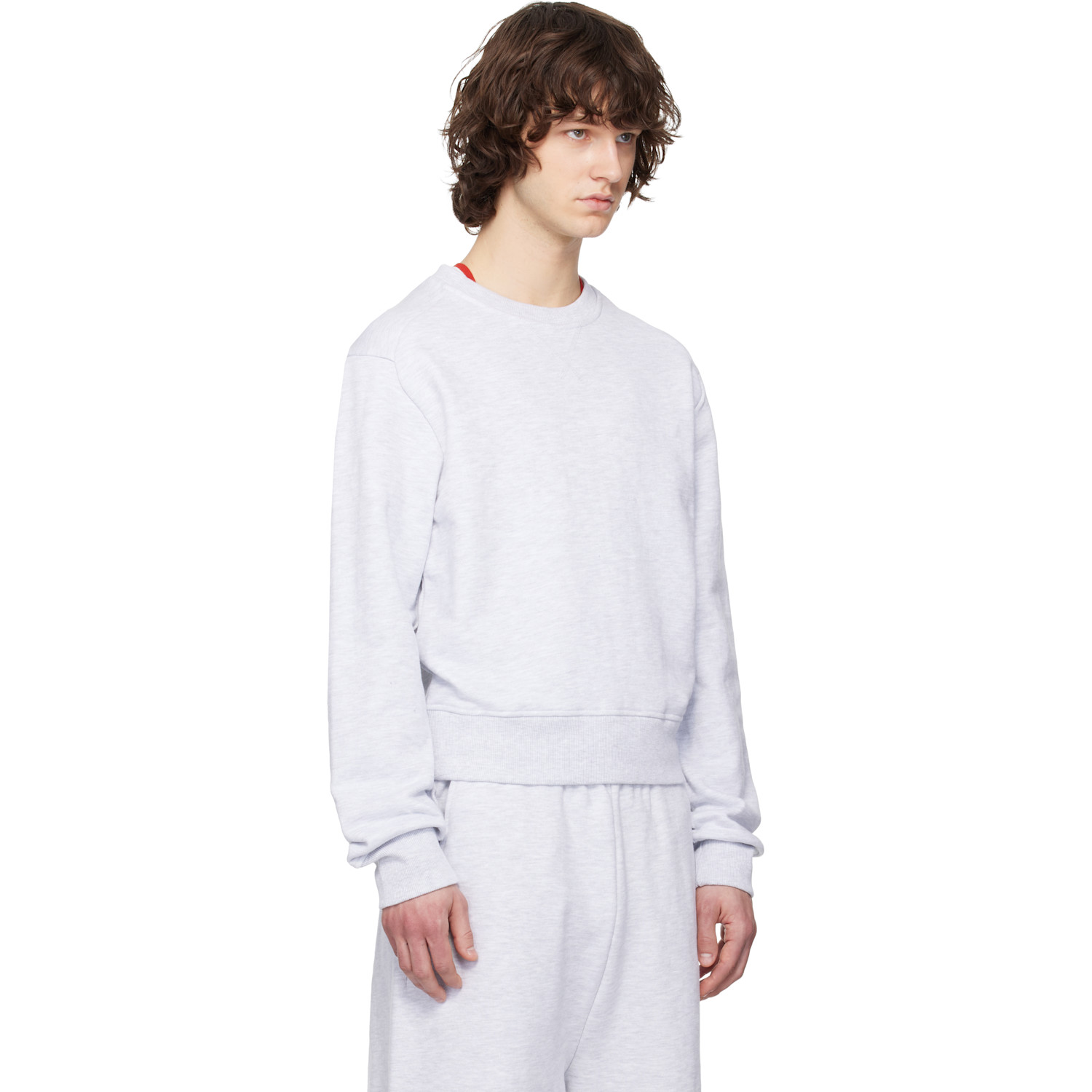  Entire Studios Gray Pod Crew Sweatshirt 
