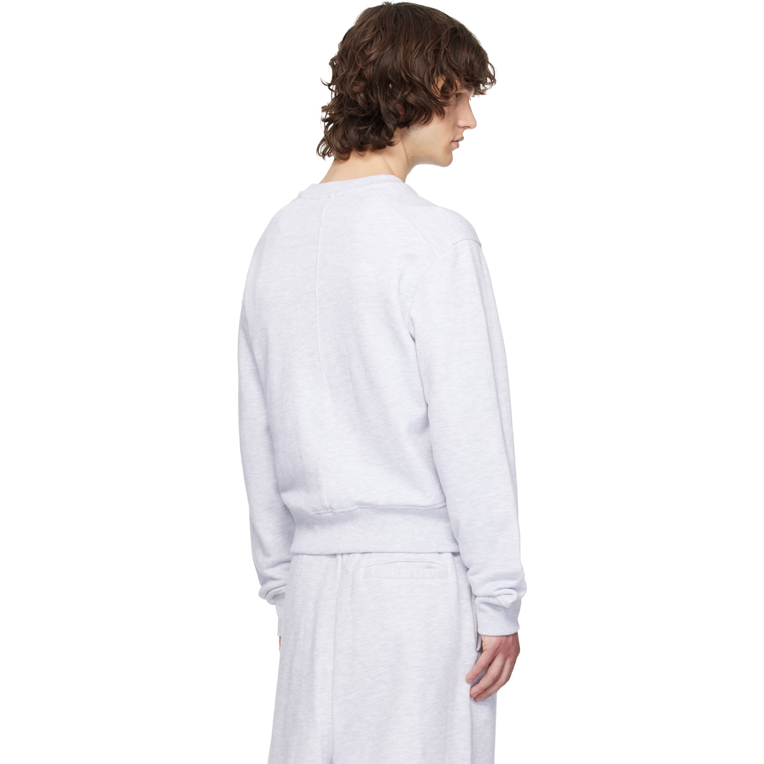  Entire Studios Gray Pod Crew Sweatshirt 