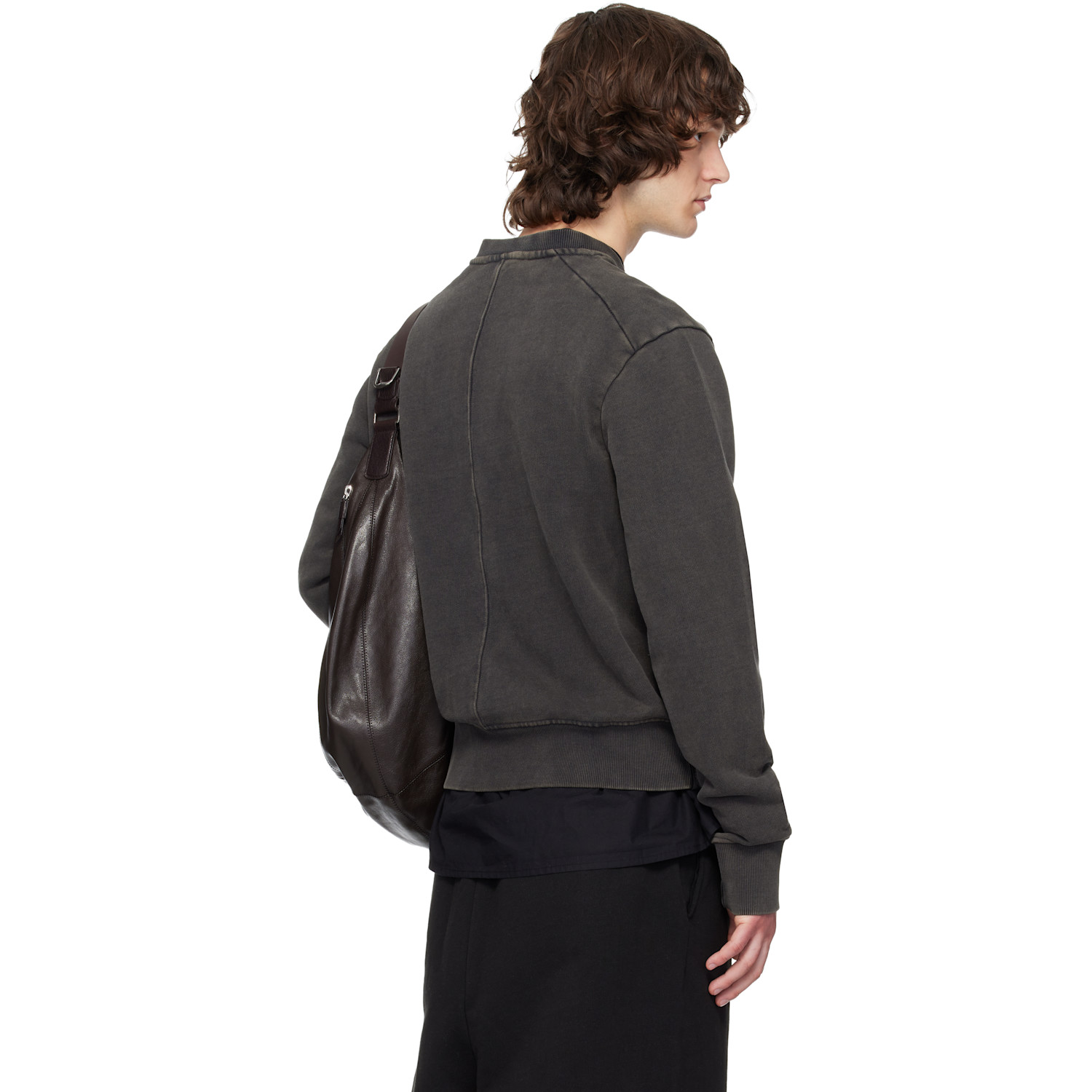  Entire Studios Black Pod Crew Sweatshirt 