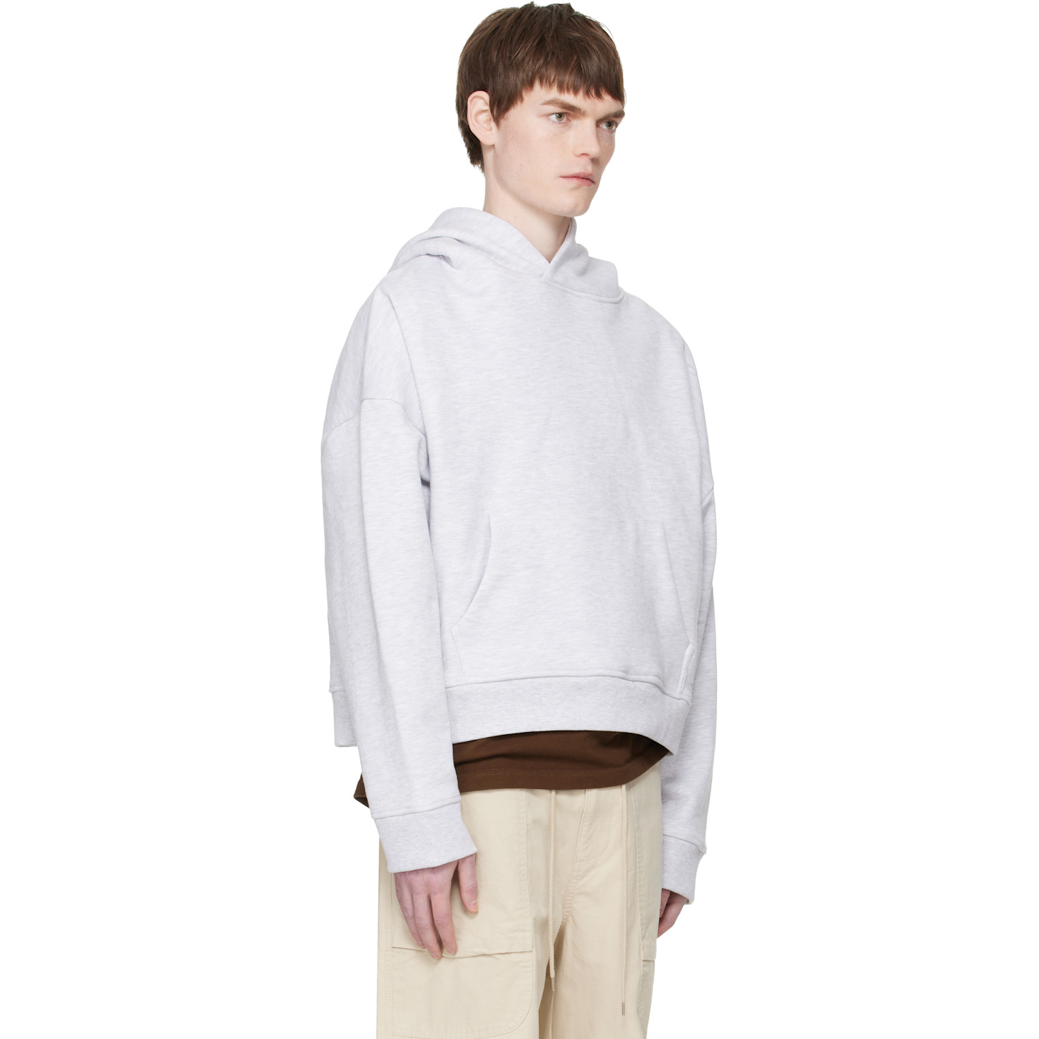  Entire Studios Gray Heavy Hoodie 