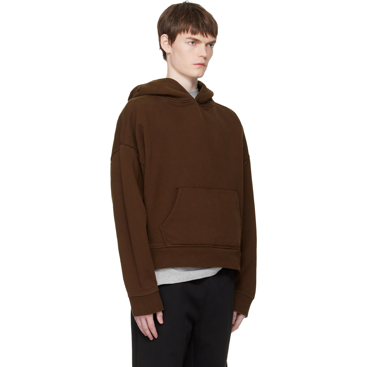  Entire Studios Brown Heavy Hoodie 