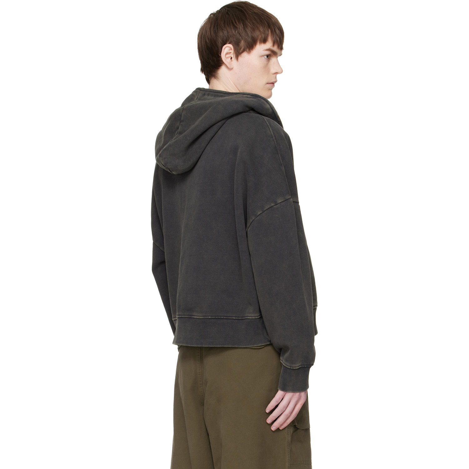  Entire Studios Black Eternal Zip Hoodie 