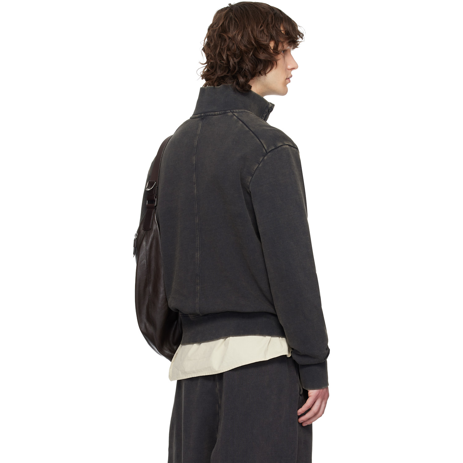  Entire Studios Black Port Pullover Sweatshirt 