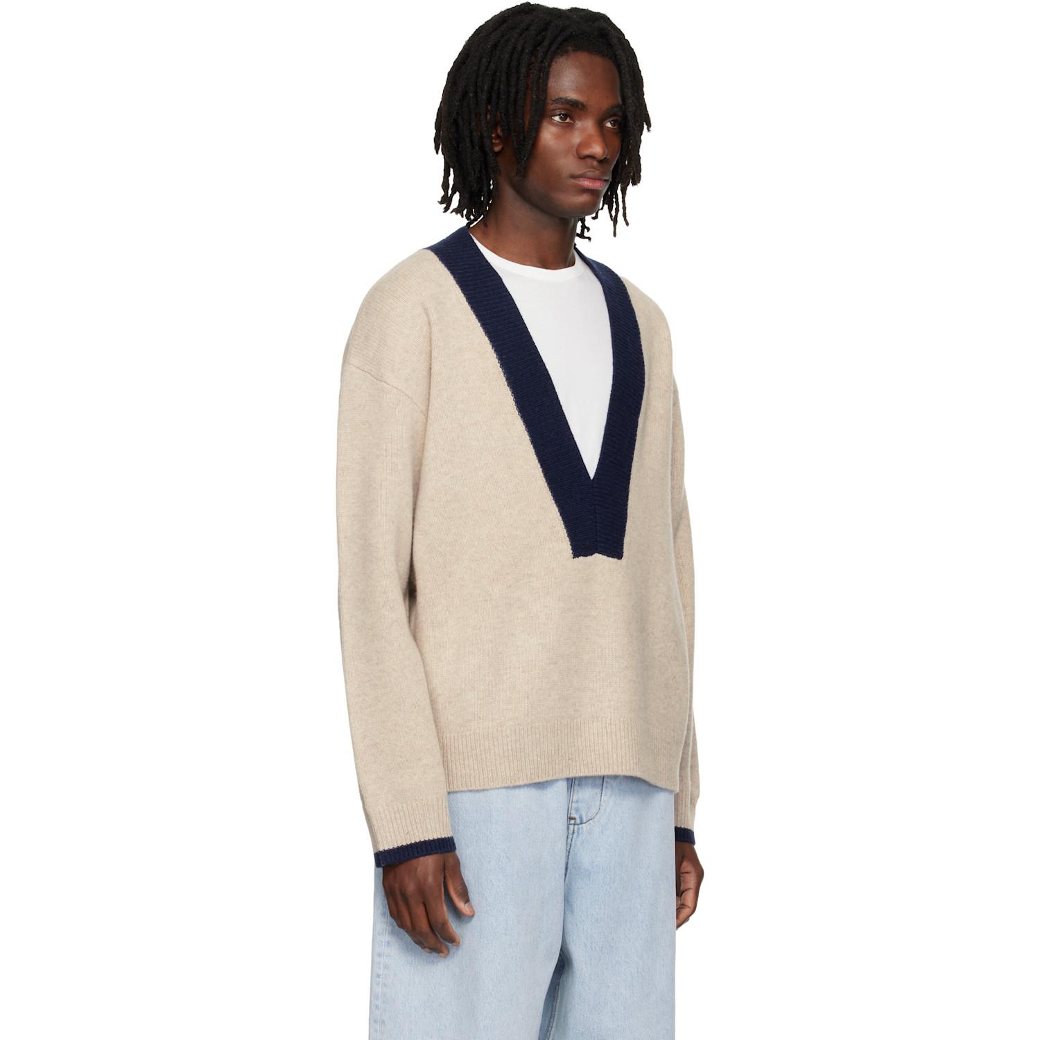  Entire Studios Off-white Echo Knit Sweater 