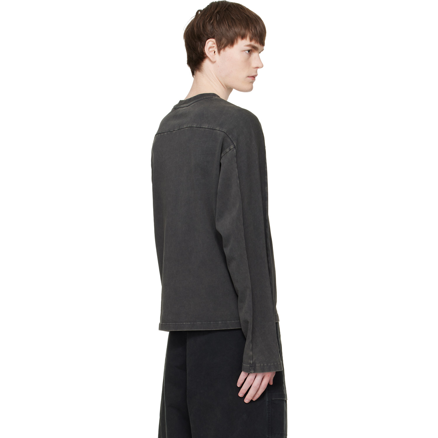  Entire Studios Black Heavy Long Sleeve T-shirt 