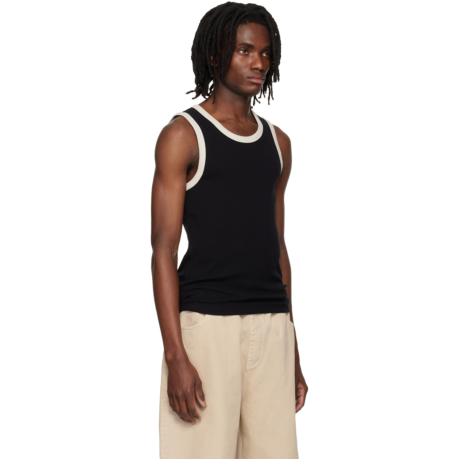  Entire Studios Black Contro Tank Top 