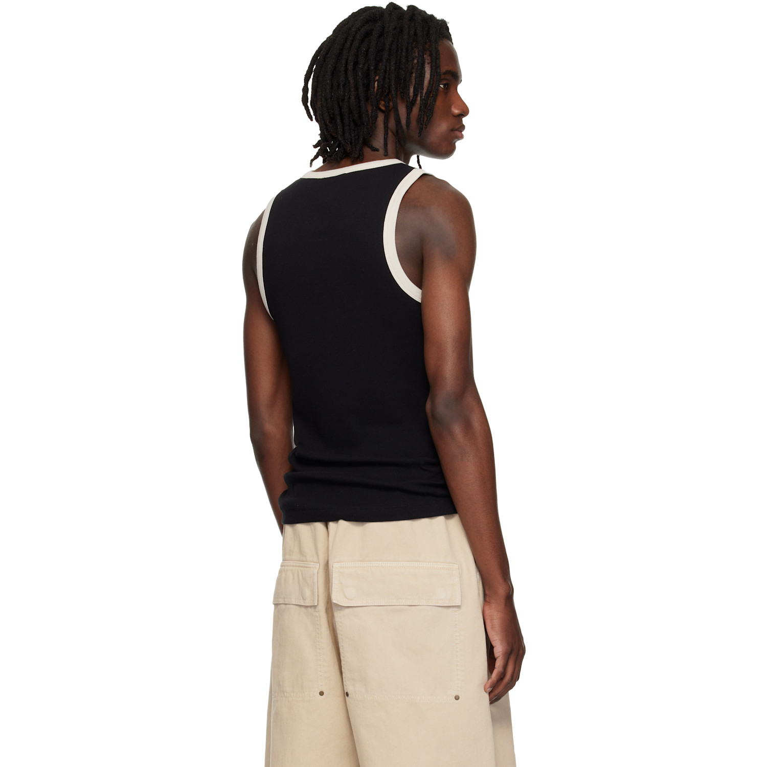  Entire Studios Black Contro Tank Top 