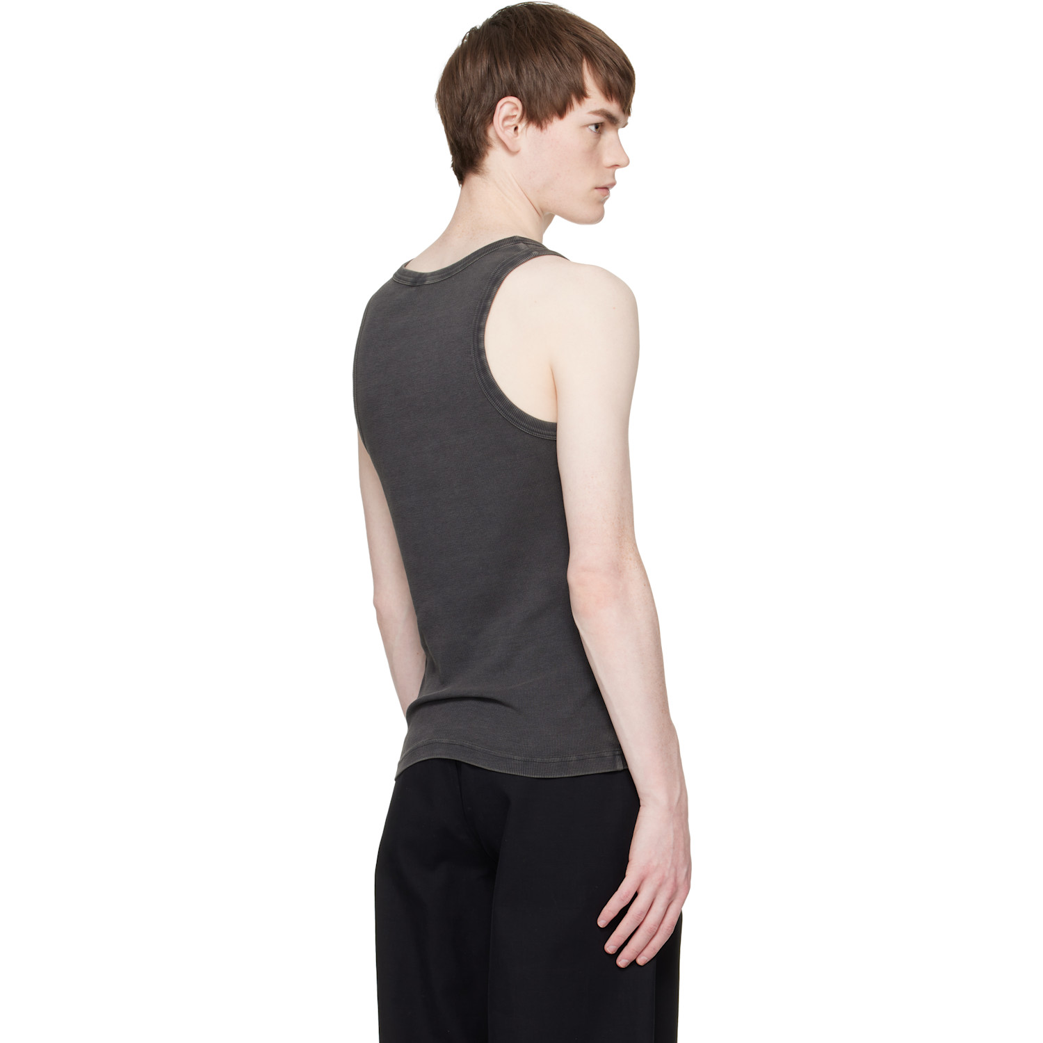  Entire Studios Black Rib Tank Top 