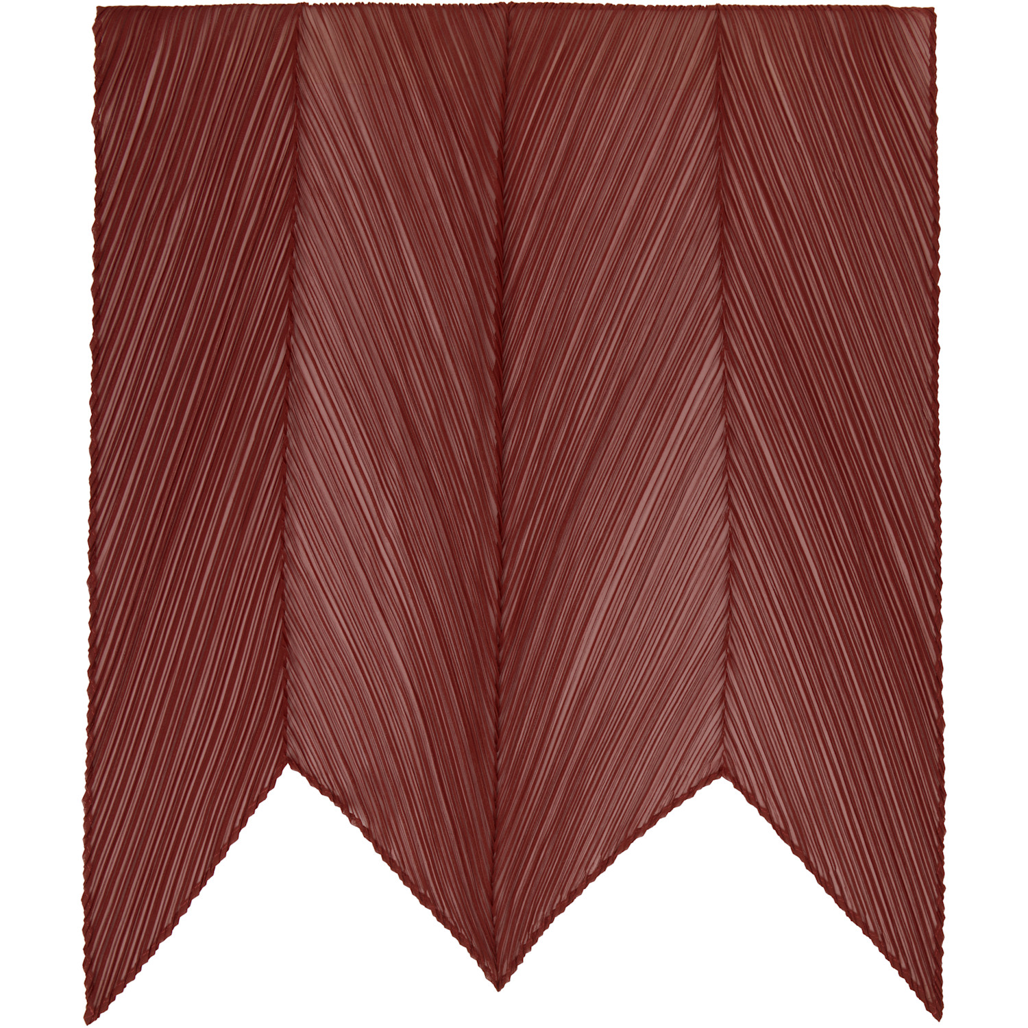  Pleats Please Issey Miyake Burgundy Monthly Colors October Scarf 