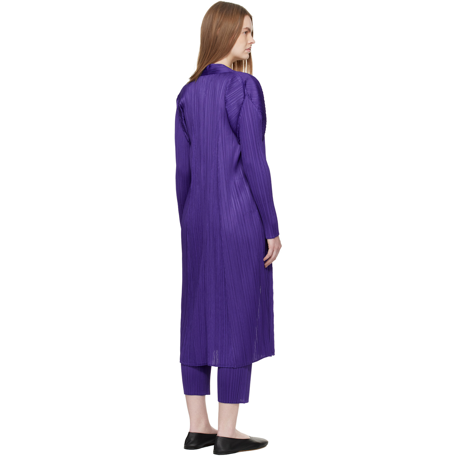  Pleats Please Issey Miyake Purple Monthly Colors November Coat 