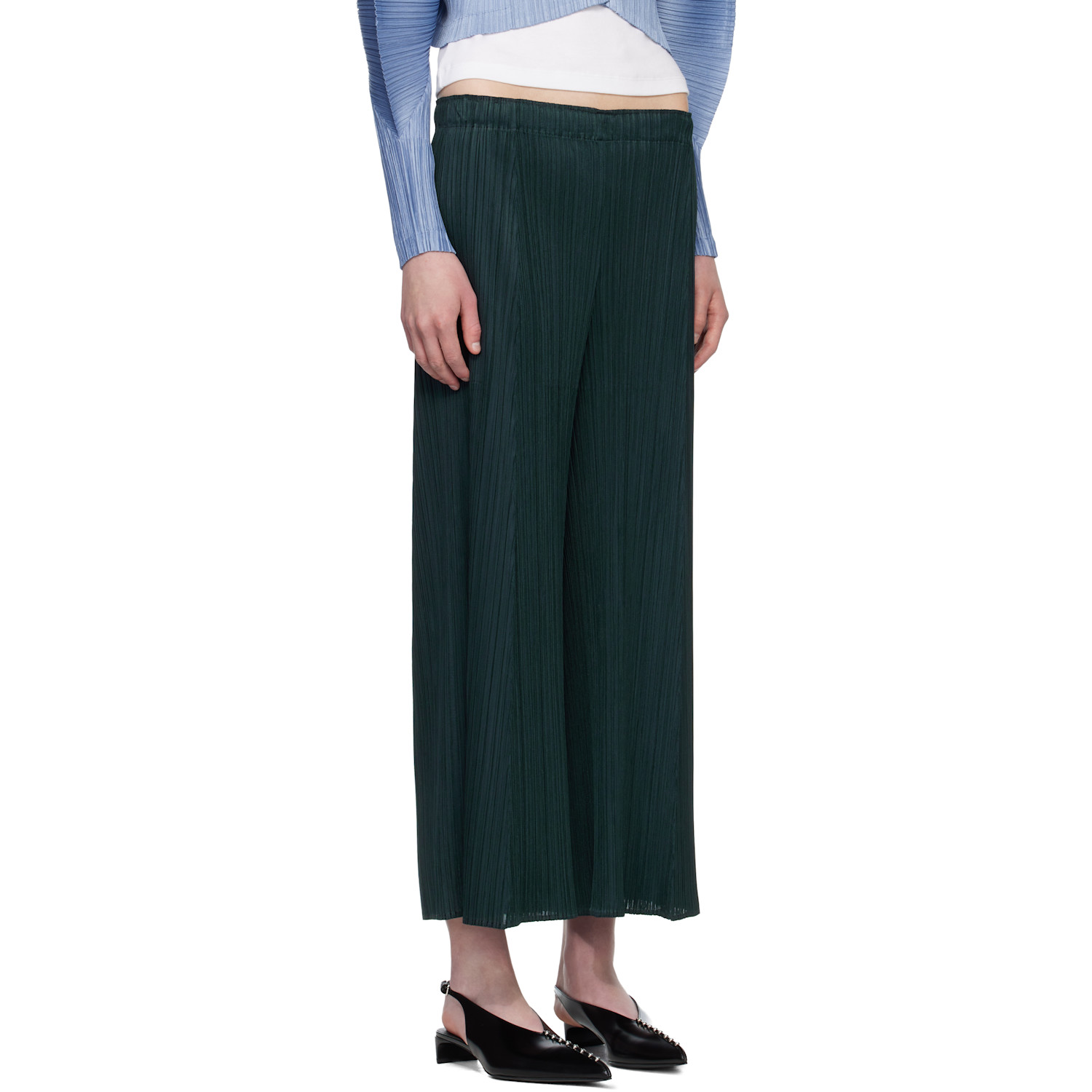 Pleats Please Issey Miyake Gray Monthly Colors November Trousers 