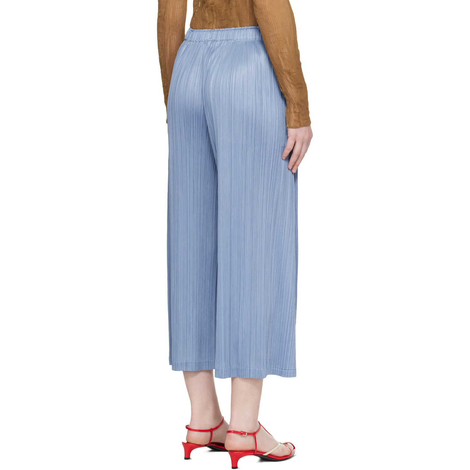  Pleats Please Issey Miyake Blue Monthly Colors December Trousers 