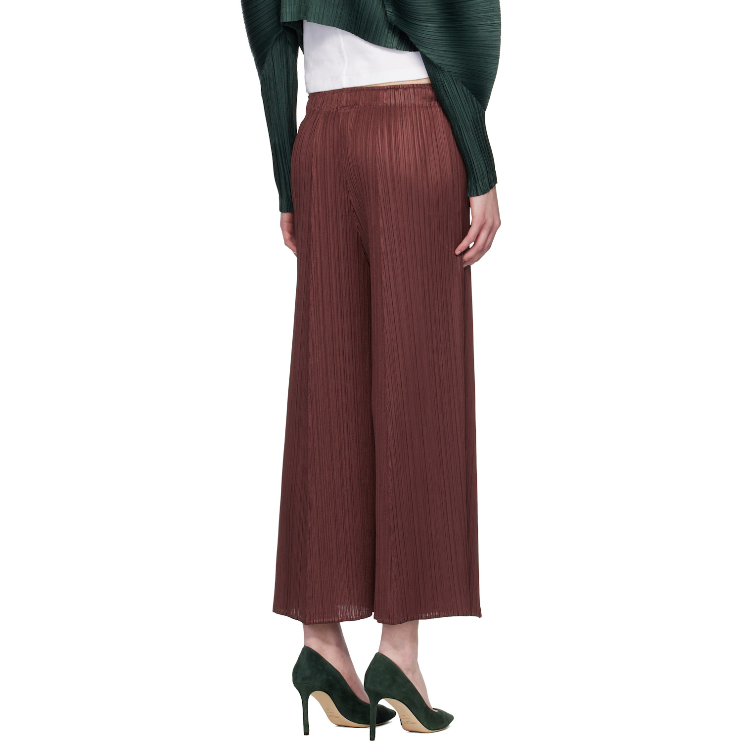  Pleats Please Issey Miyake Brown Monthly Colors November Trousers 
