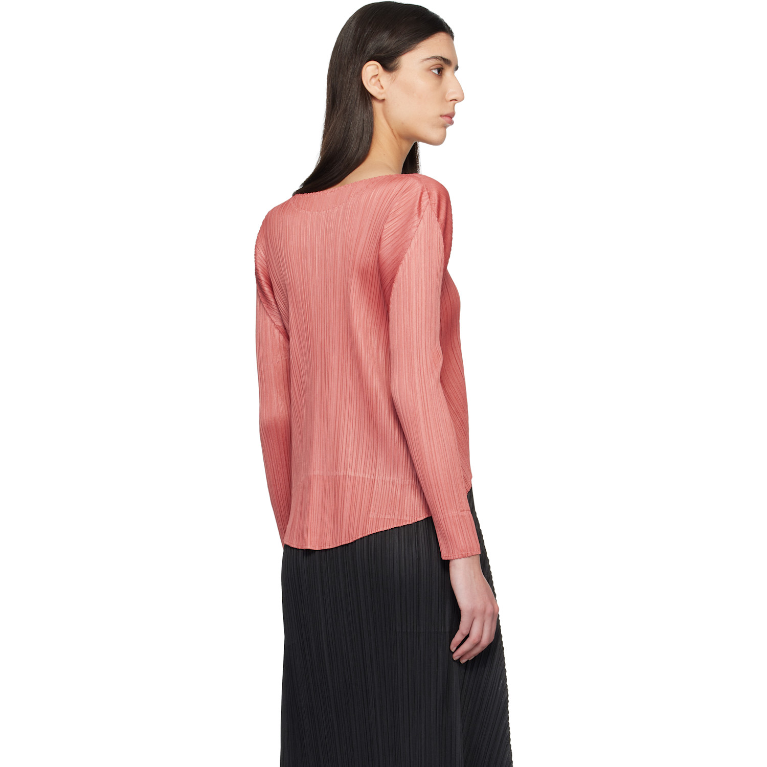  Pleats Please Issey Miyake Pink Monthly Colors October Top 