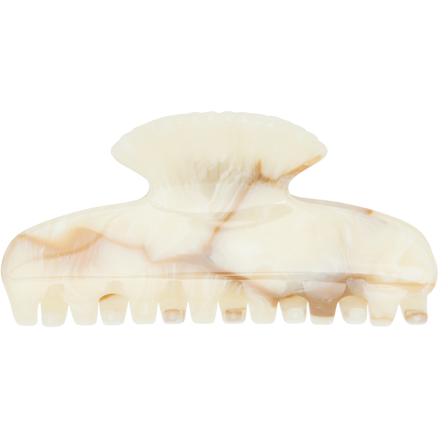  Sophie Buhai White Small Fan Shell Claw Hair Clip 
