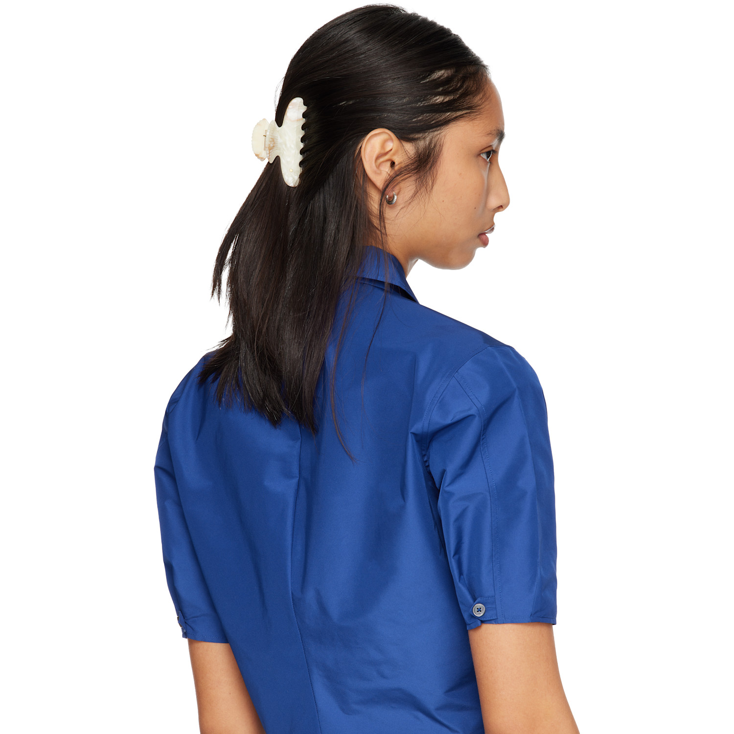  Sophie Buhai White Small Fan Shell Claw Hair Clip 