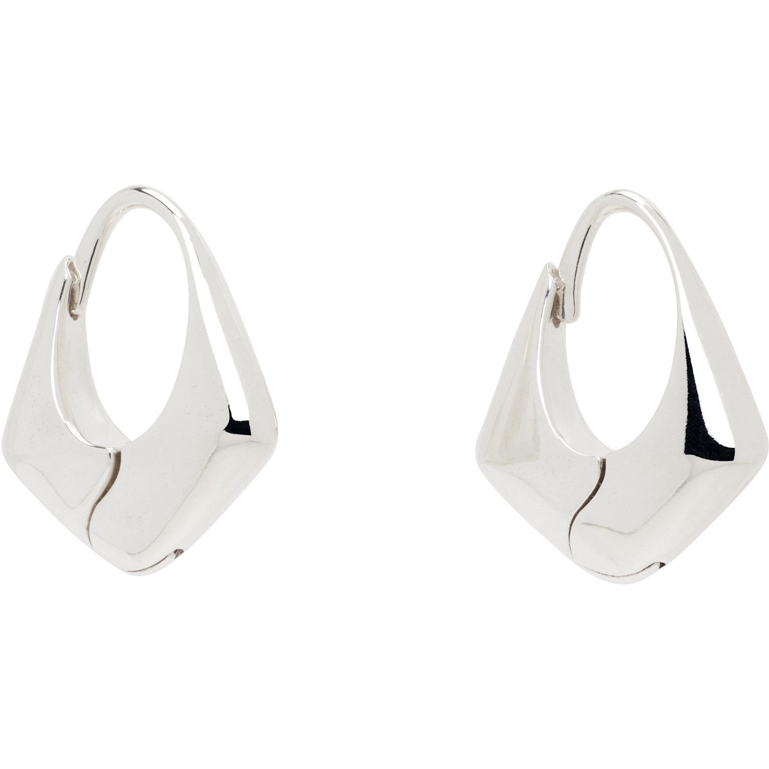  Sophie Buhai Small Pyramid Hoop Earrings 