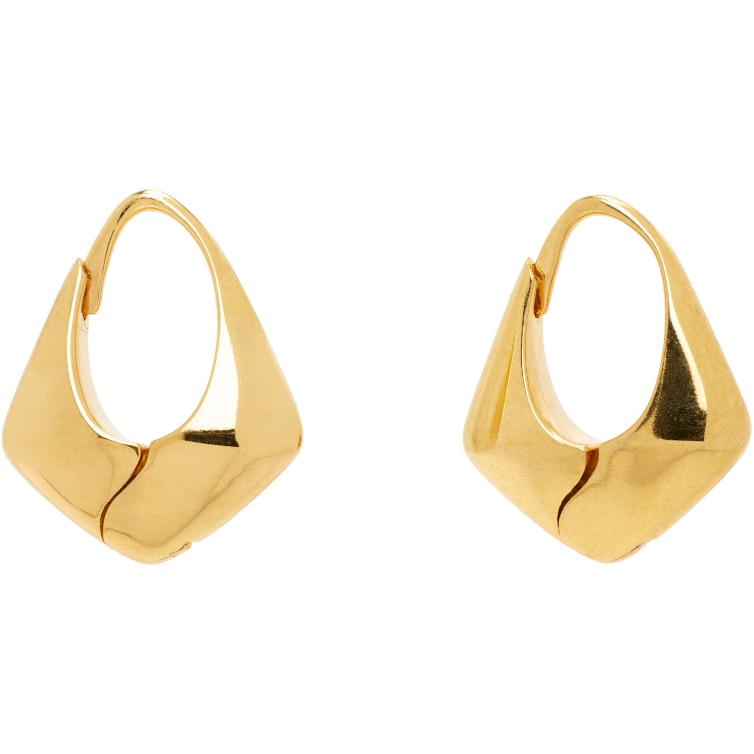  Sophie Buhai Small Pyramid Hoop Earrings 