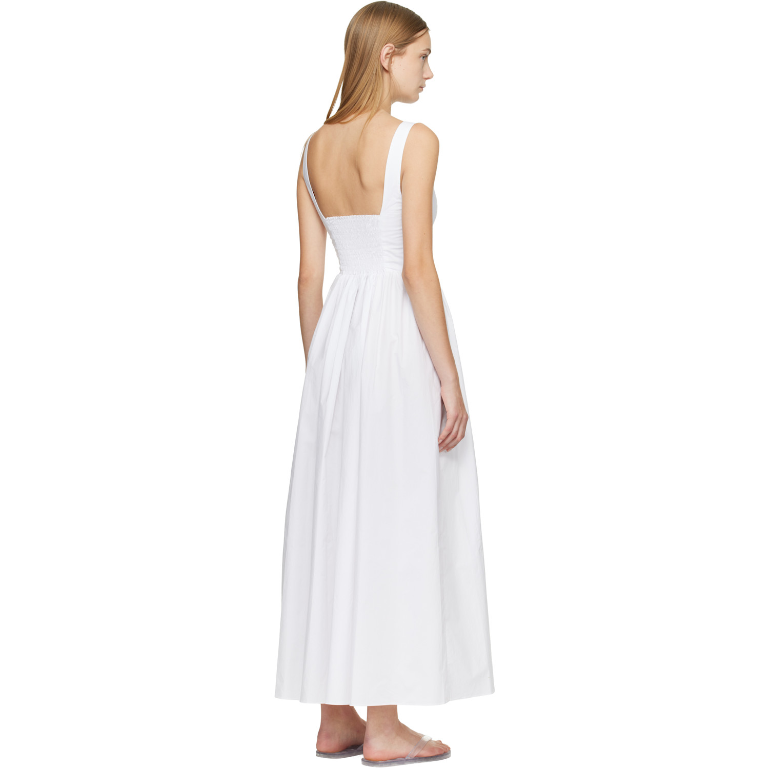  Matteau White Bralette Midi Dress 