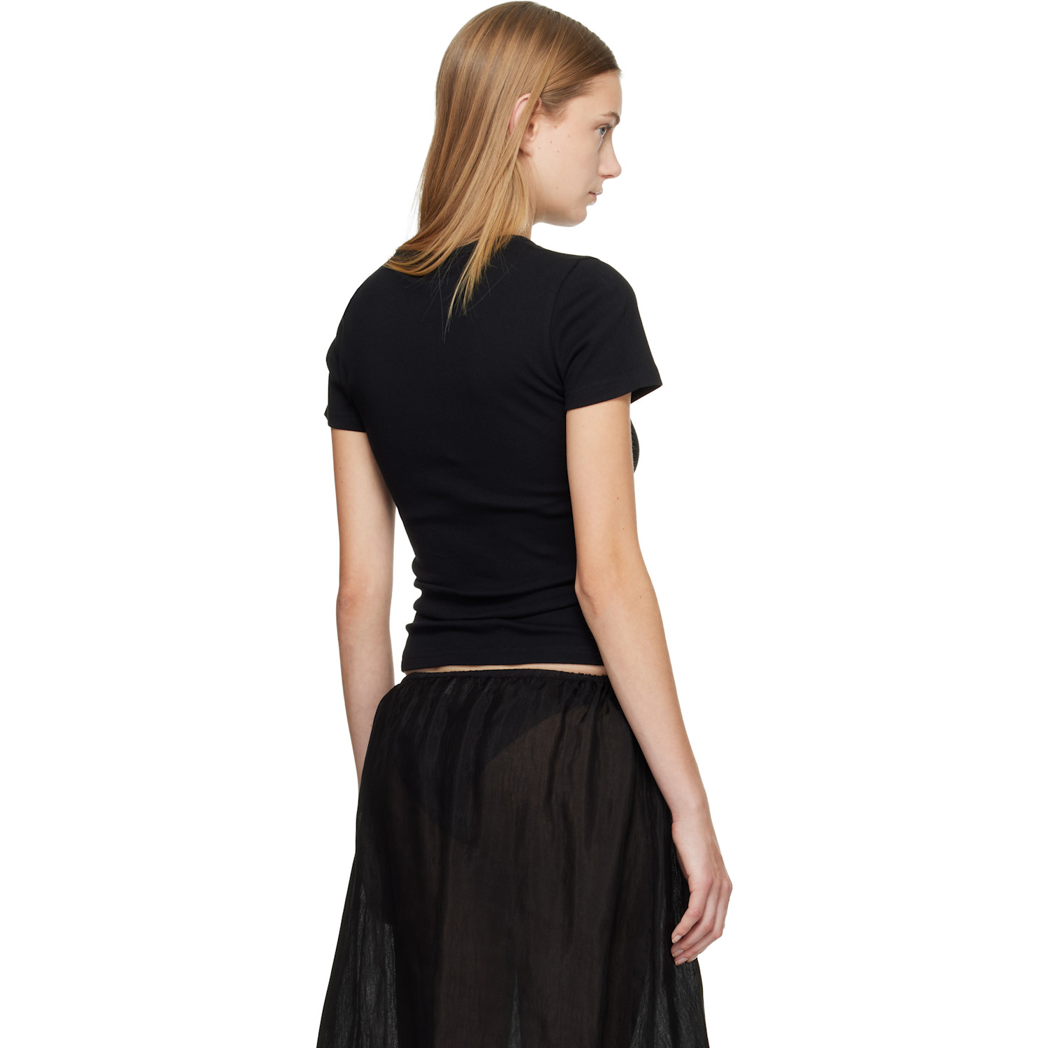  Matteau Black Rib Baby T-shirt 