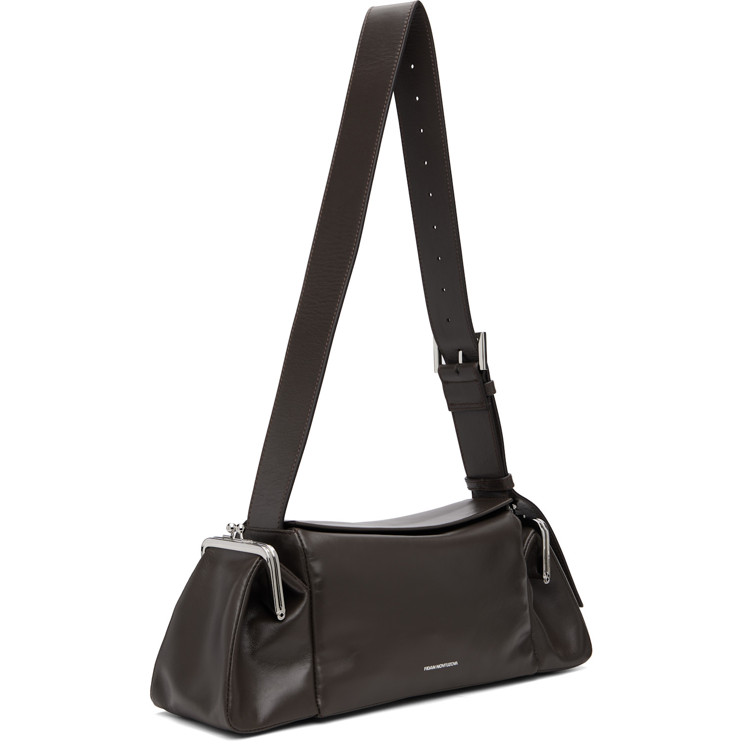  Fidan Novruzova Brown Lala Leather Bag 