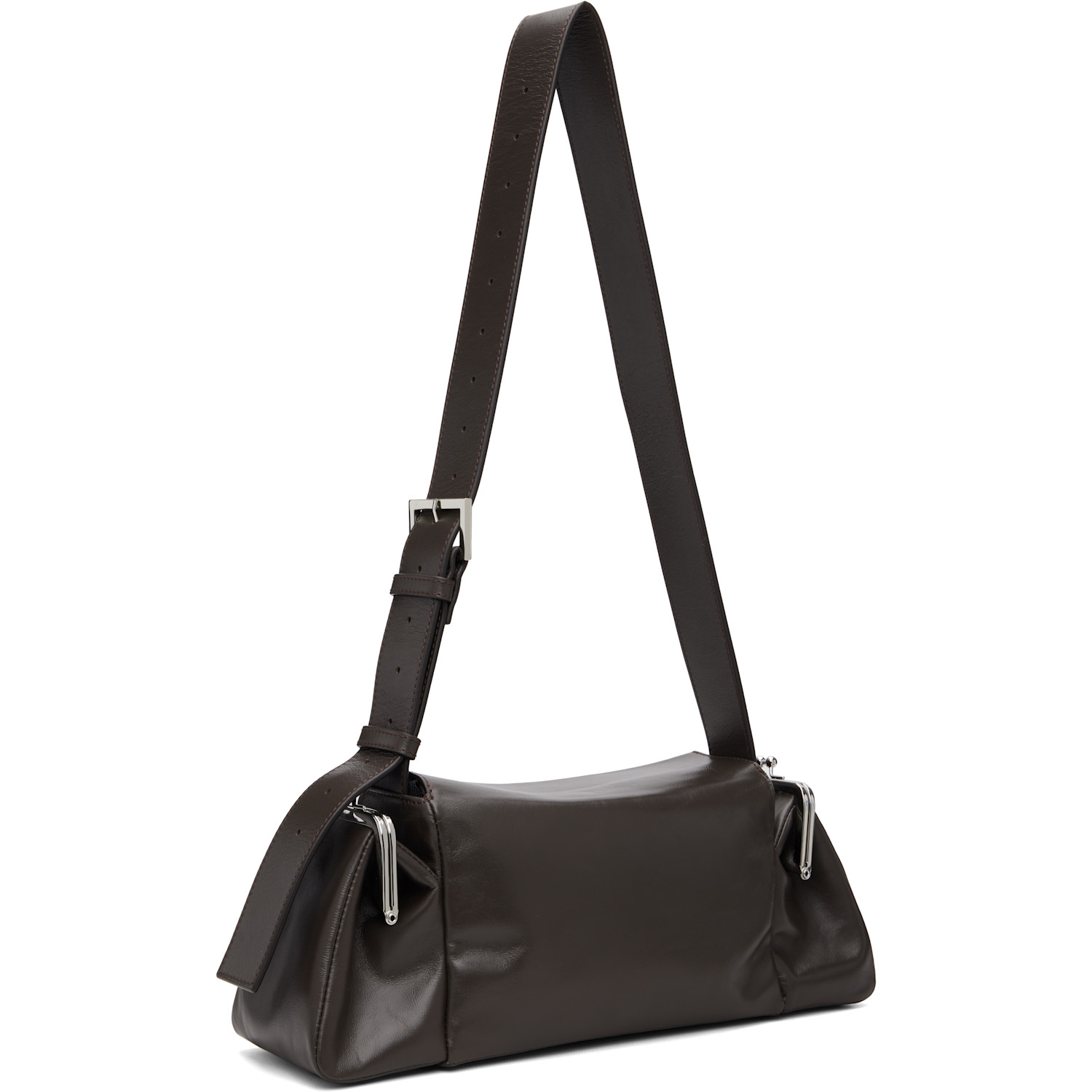  Fidan Novruzova Brown Lala Leather Bag 