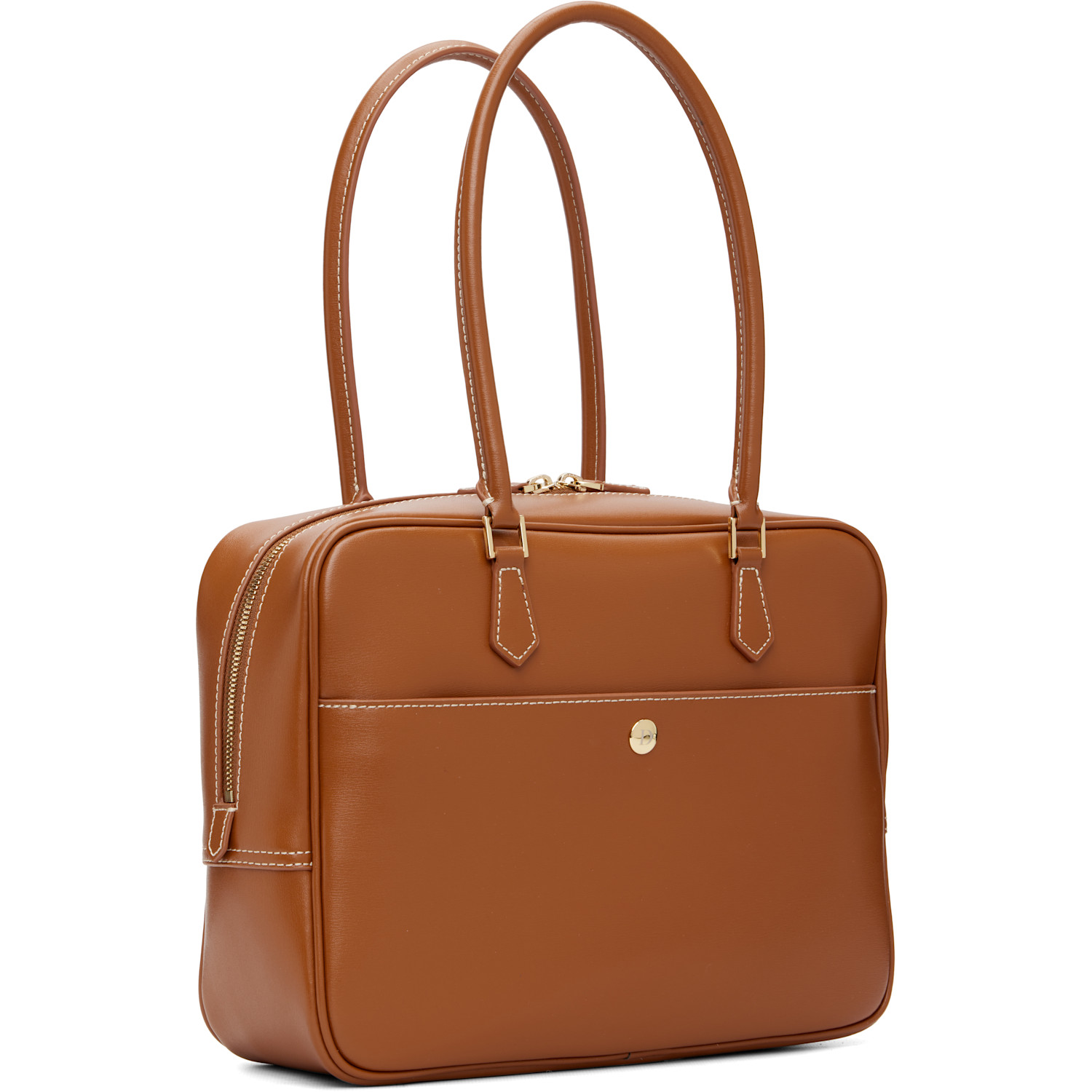  Dunst Tan Classic 28 Leather Bag 