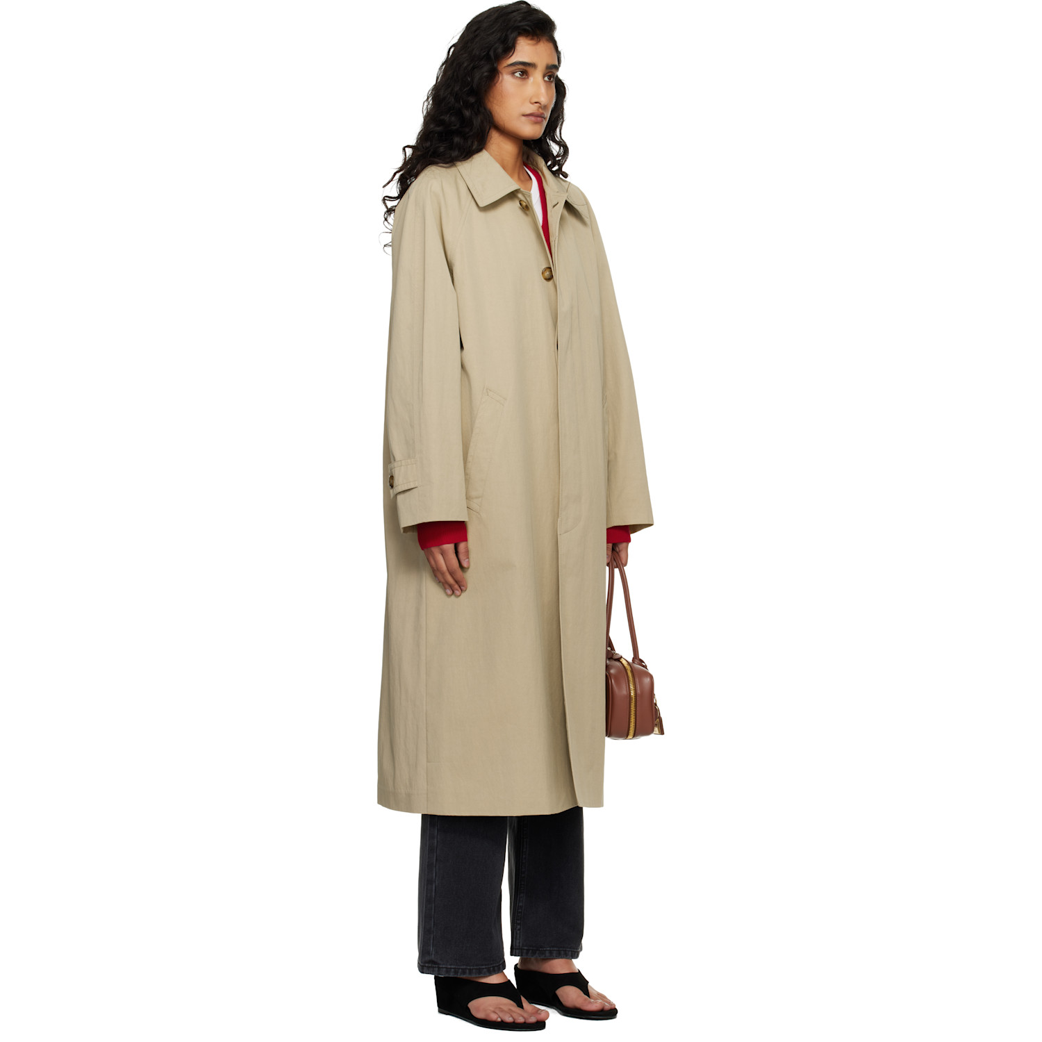  Dunst Khaki Refined Mac Coat 