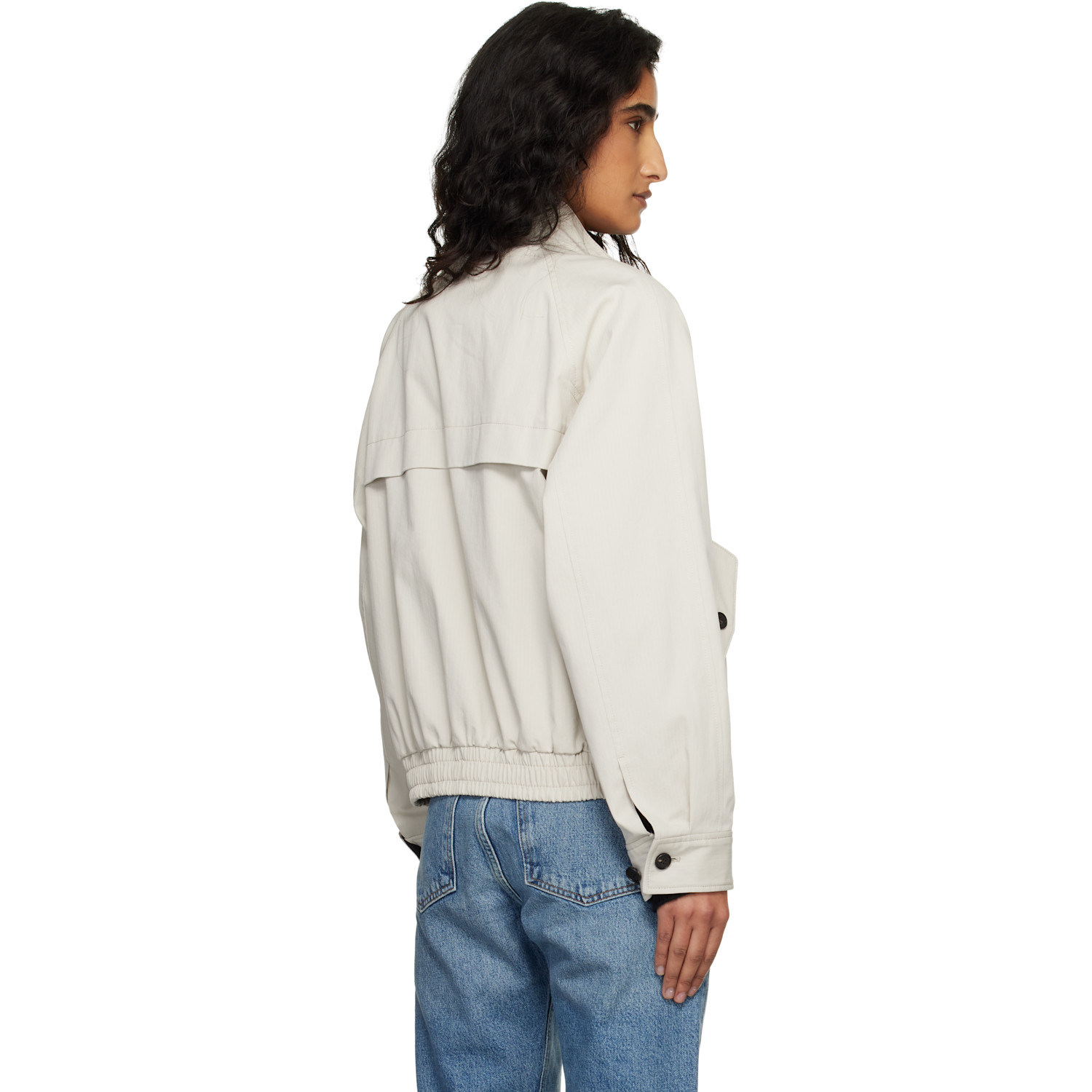 Dunst Beige Modern Harrington Jacket 