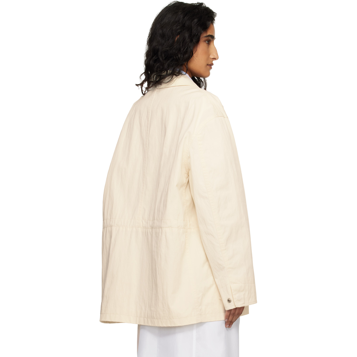  Dunst Off-white Cotton Chore Jacket 