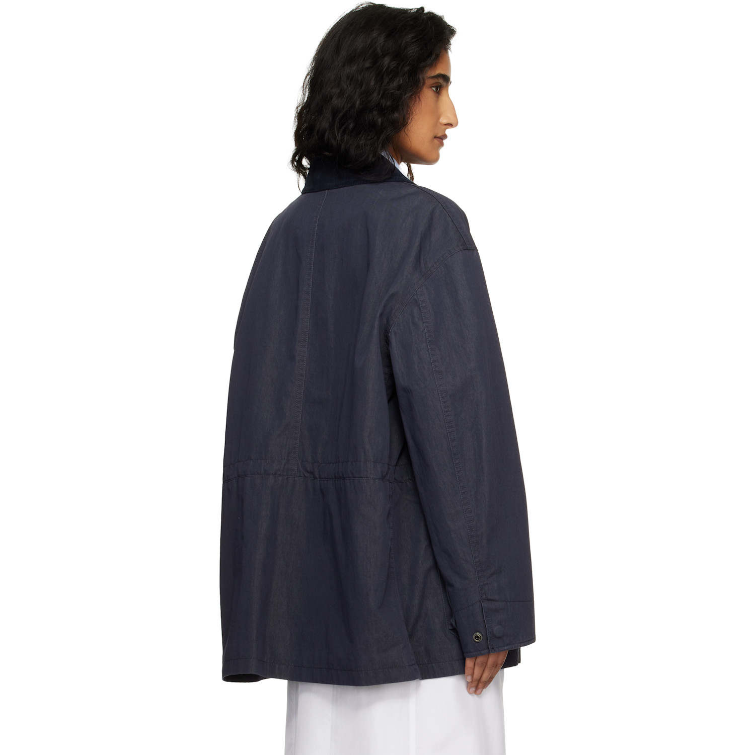  Dunst Navy Cotton Chore Jacket 