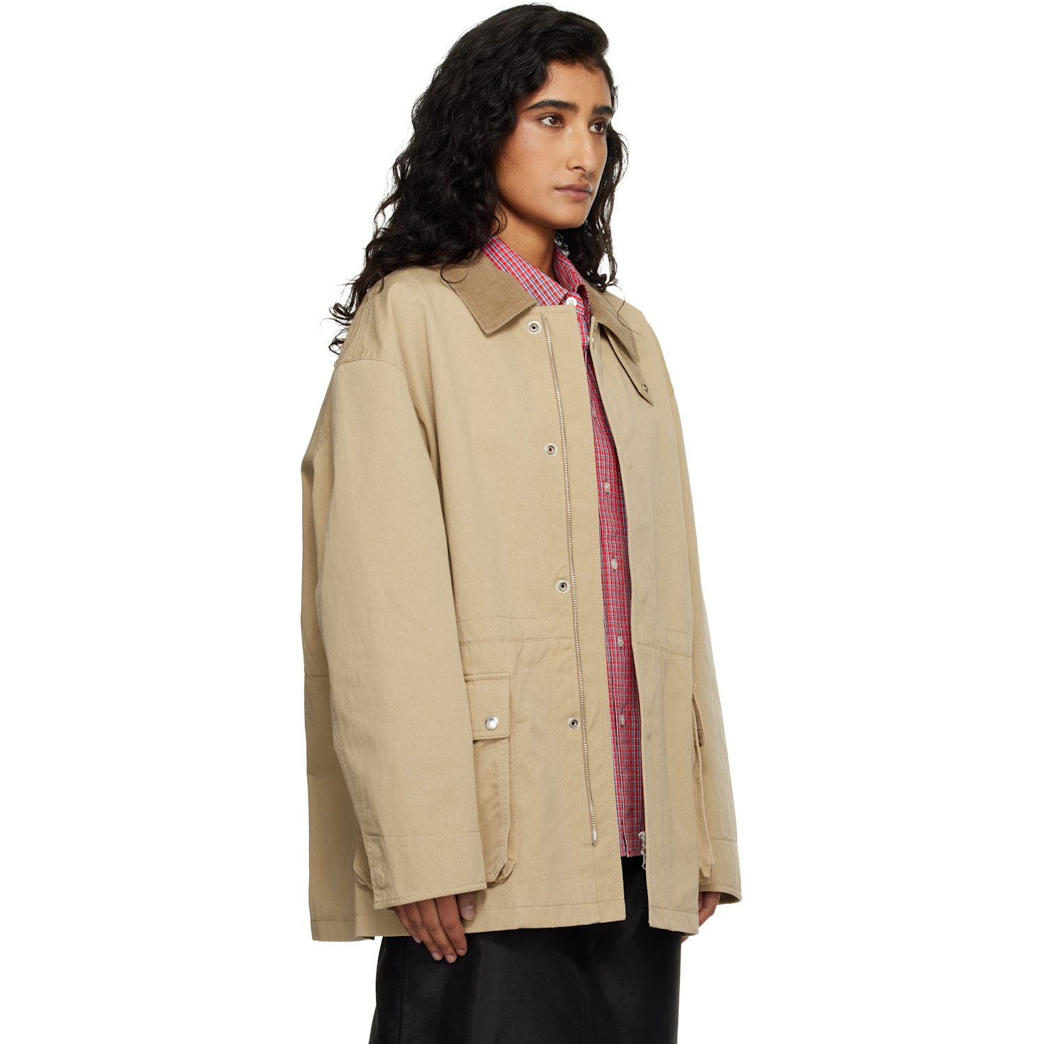  Dunst Beige Cotton Chore Jacket 