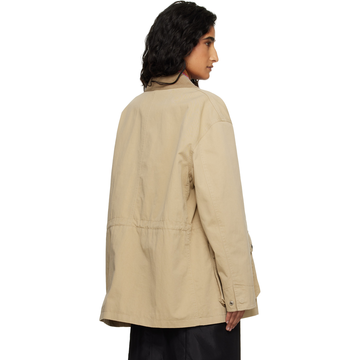 Dunst Beige Cotton Chore Jacket 