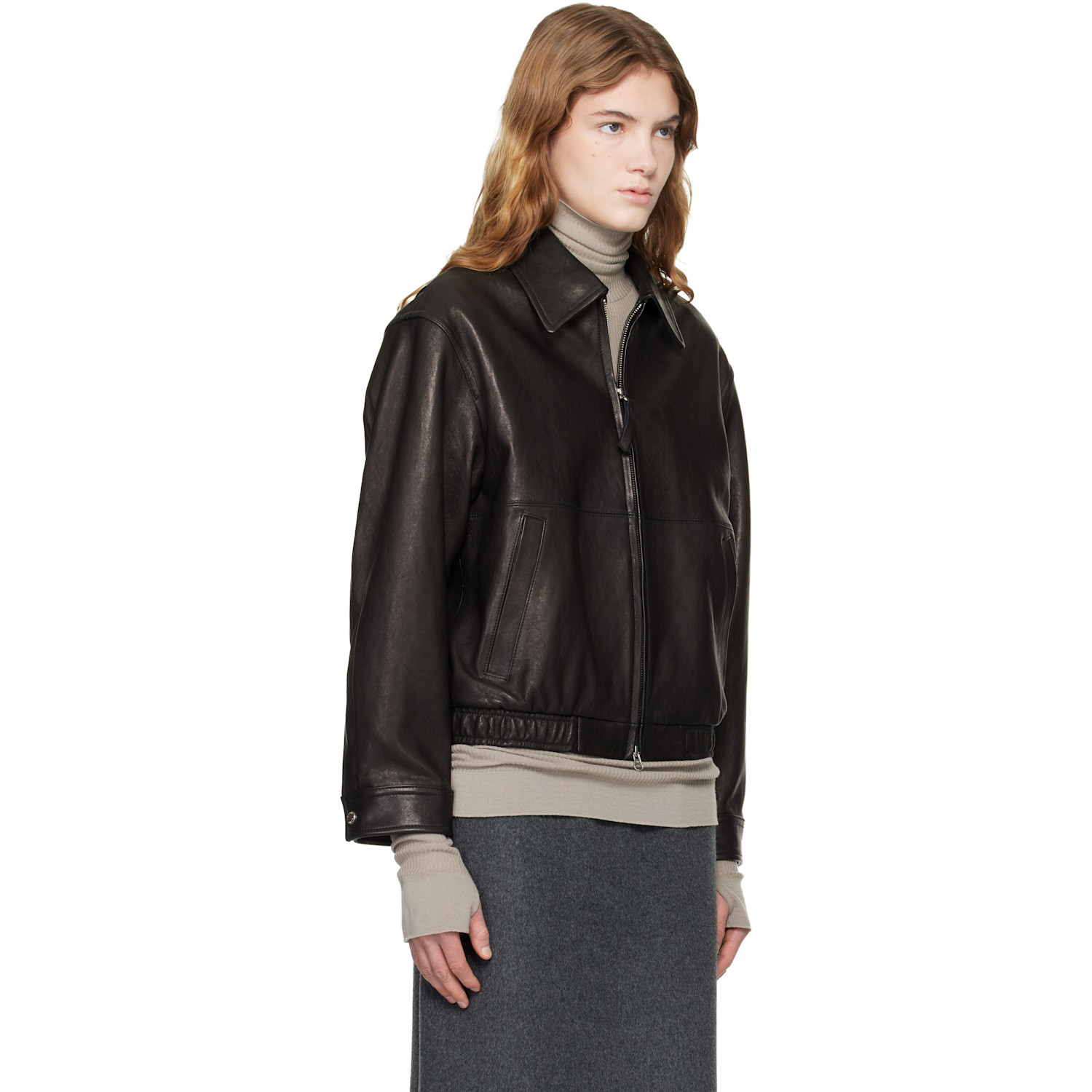  Dunst Black Drizzler Leather Jacket 