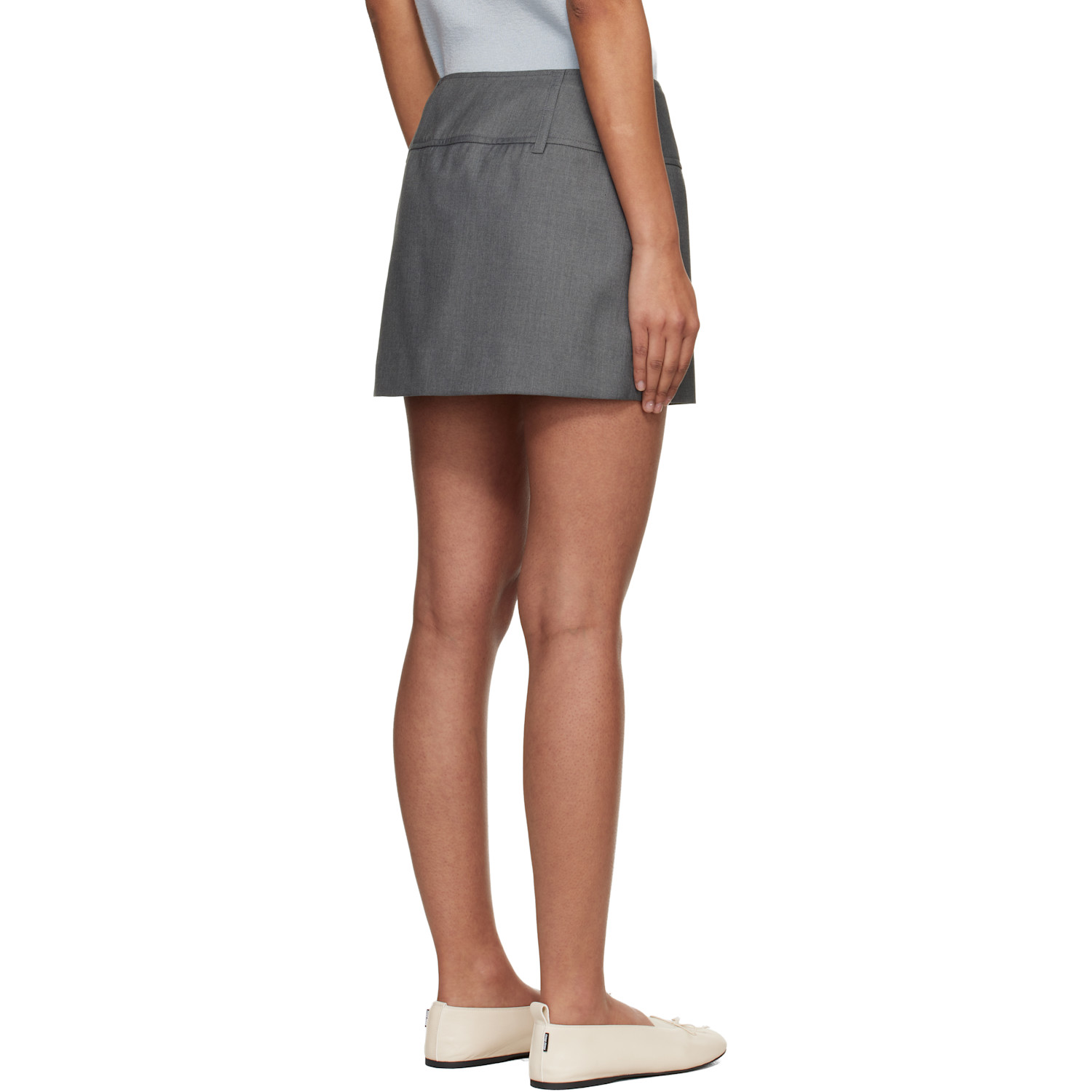  Dunst Gray Micro Mini Skort 