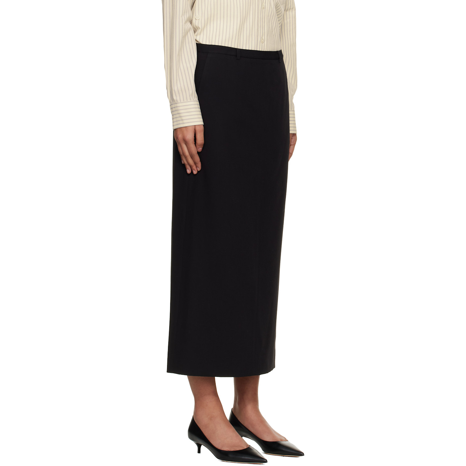  Dunst Black H-line Maxi Skirt 