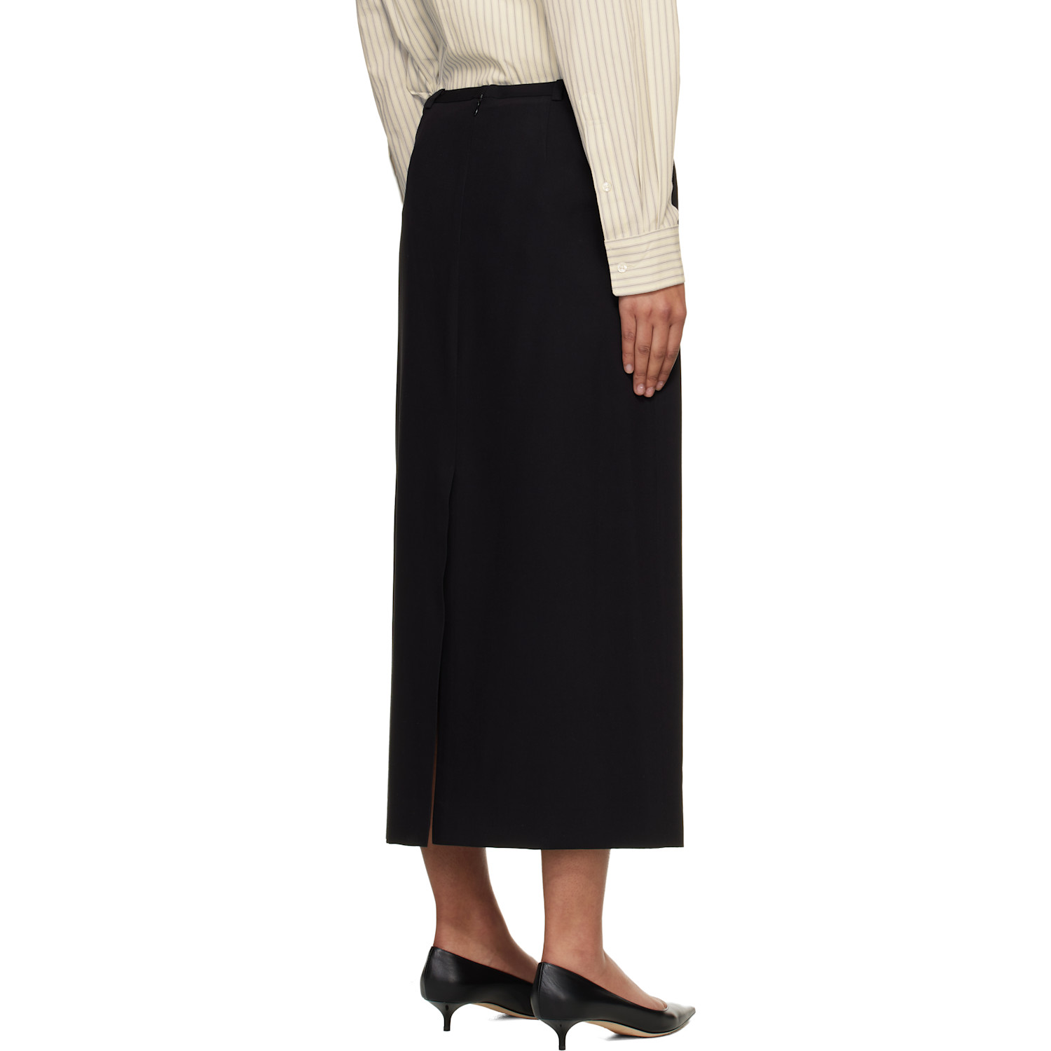 Dunst Black H-line Maxi Skirt 